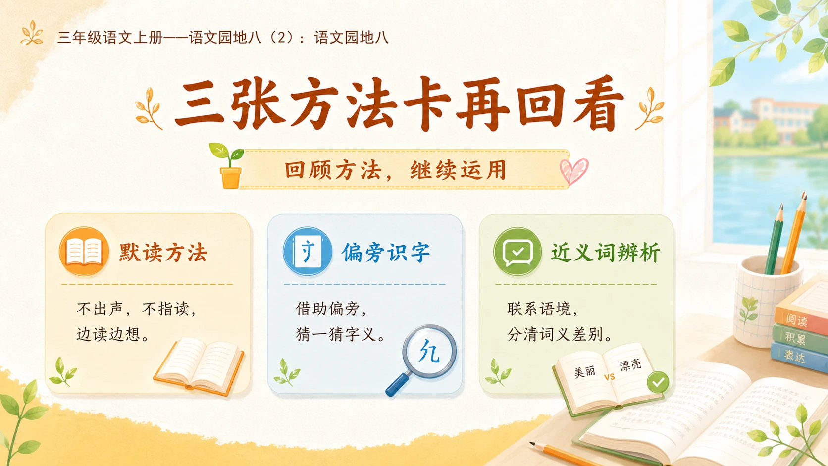 小学六年制统编教材系列课件——三年级语文上册：语文园地八（2） - 预览图2