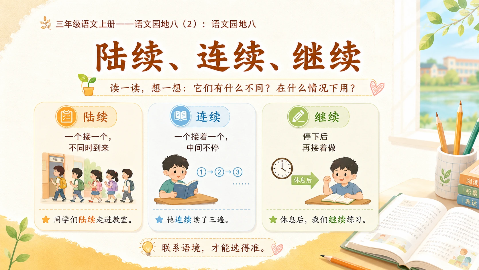 小学六年制统编教材系列课件——三年级语文上册：语文园地八（2） - 预览图3