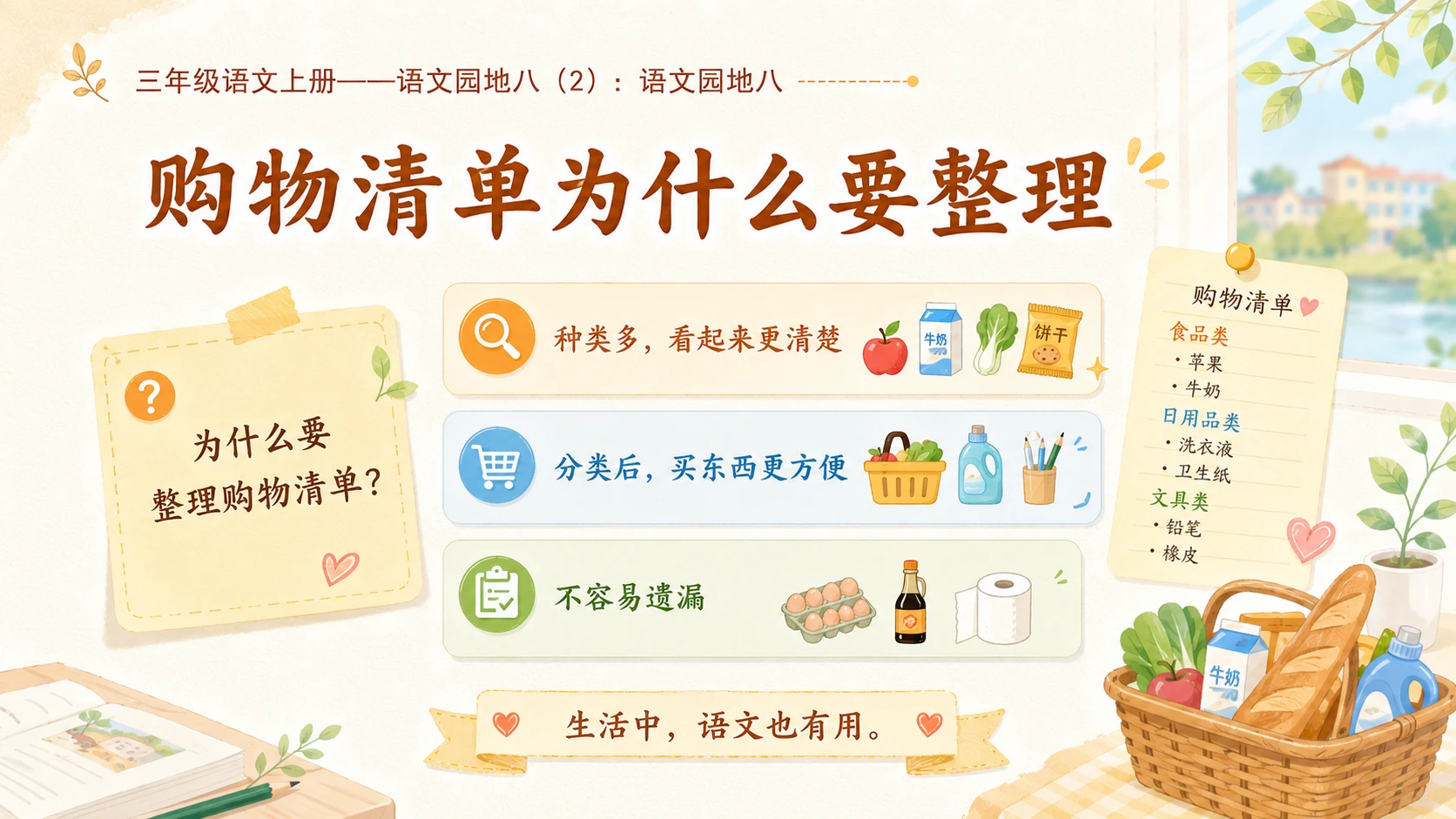 小学六年制统编教材系列课件——三年级语文上册：语文园地八（2） - 预览图5