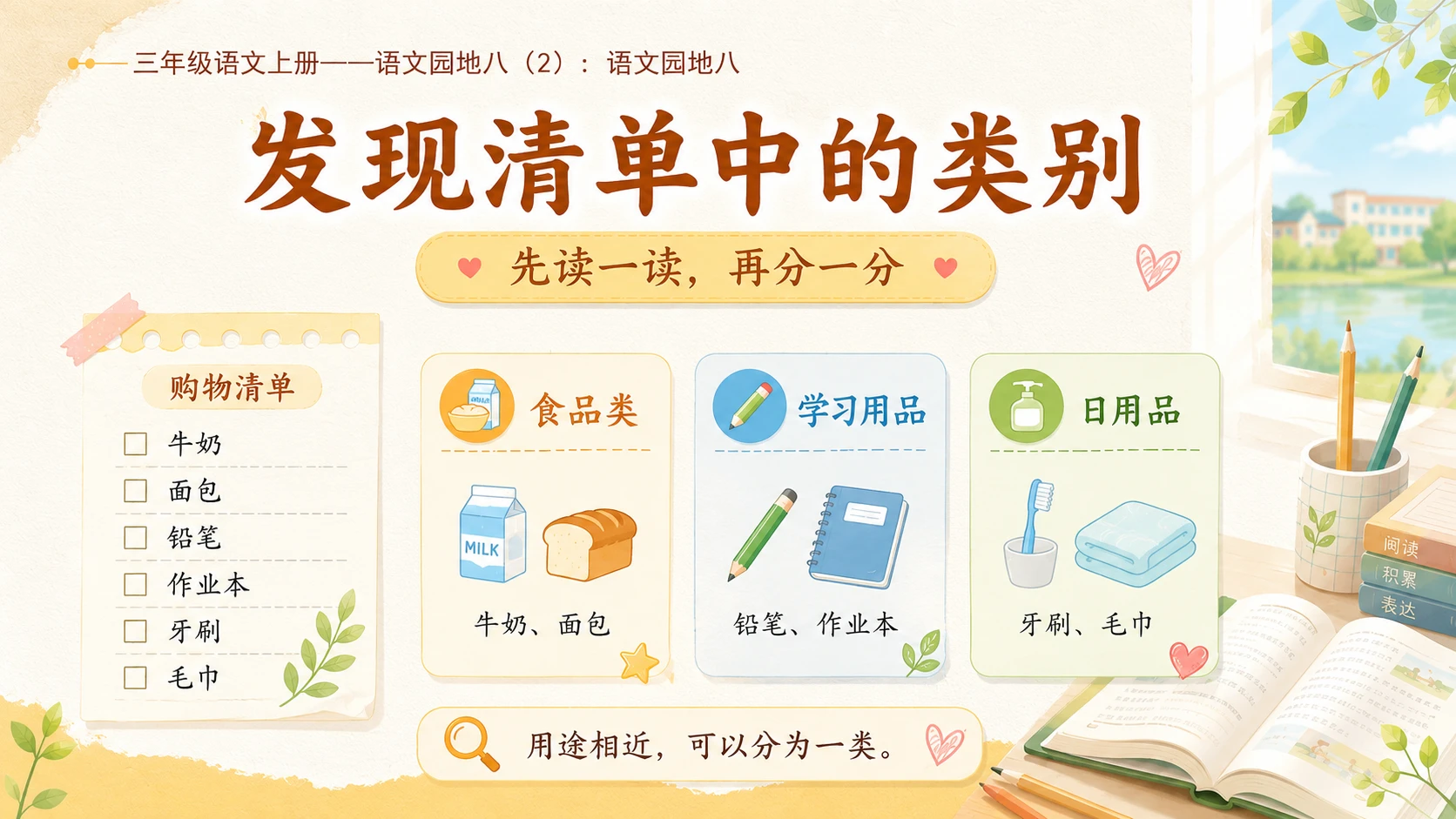 小学六年制统编教材系列课件——三年级语文上册：语文园地八（2） - 预览图6