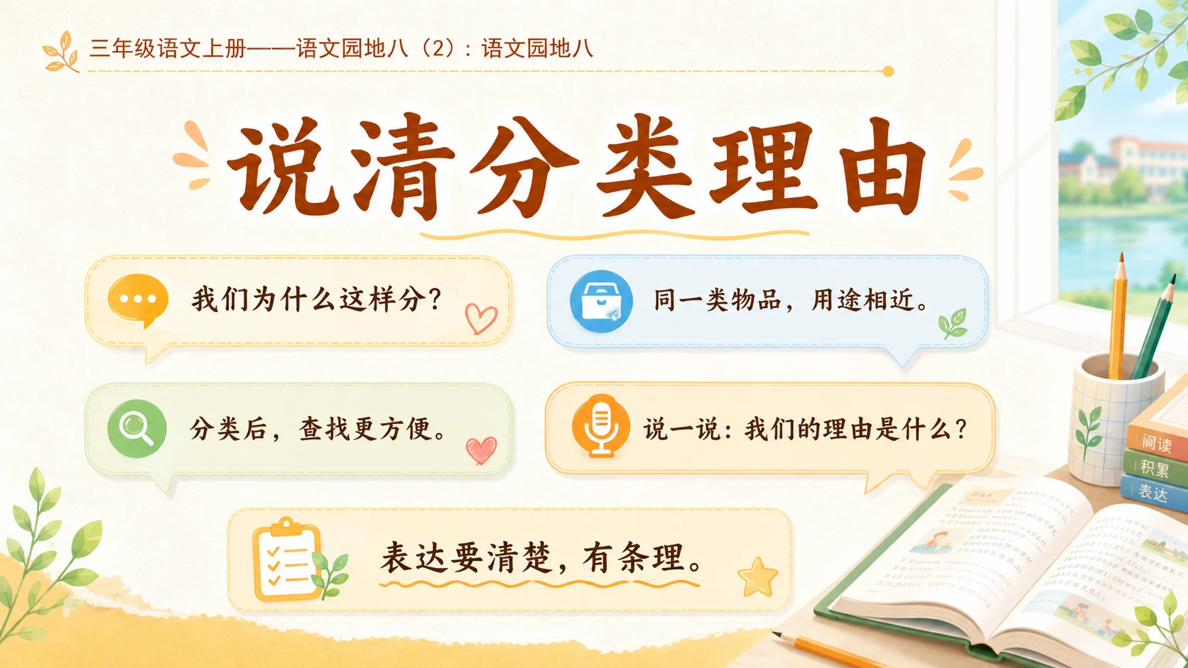 小学六年制统编教材系列课件——三年级语文上册：语文园地八（2） - 预览图9