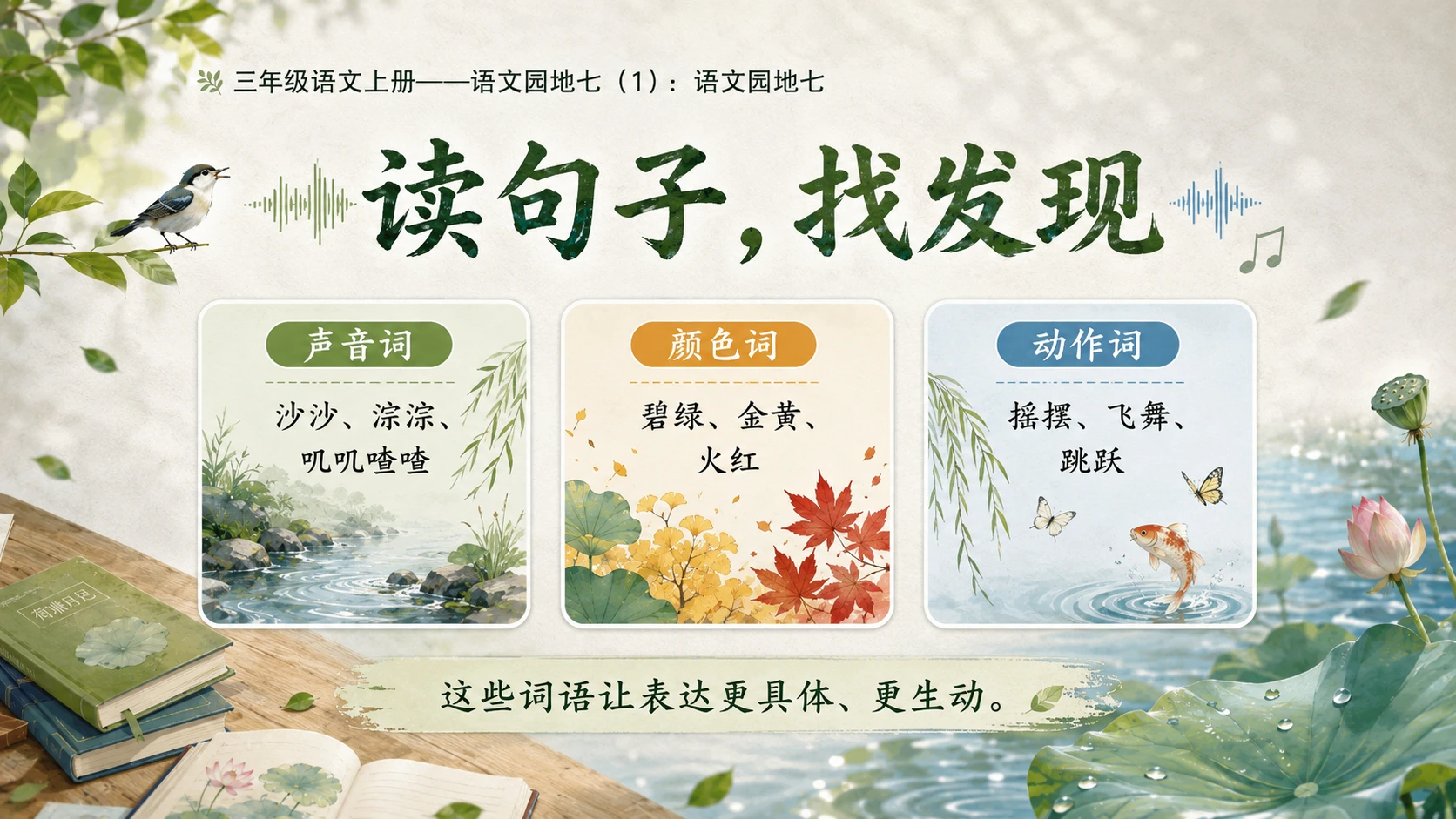 小学六年制统编教材系列课件——三年级语文上册：语文园地七（1） - 预览图7
