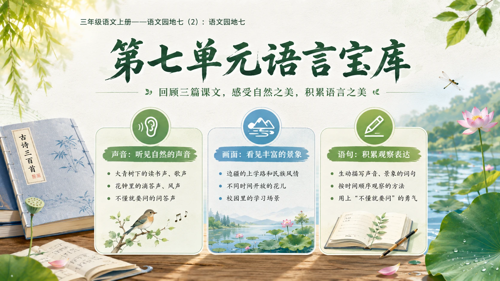 小学六年制统编教材系列课件——三年级语文上册：语文园地七（2） - 预览图9