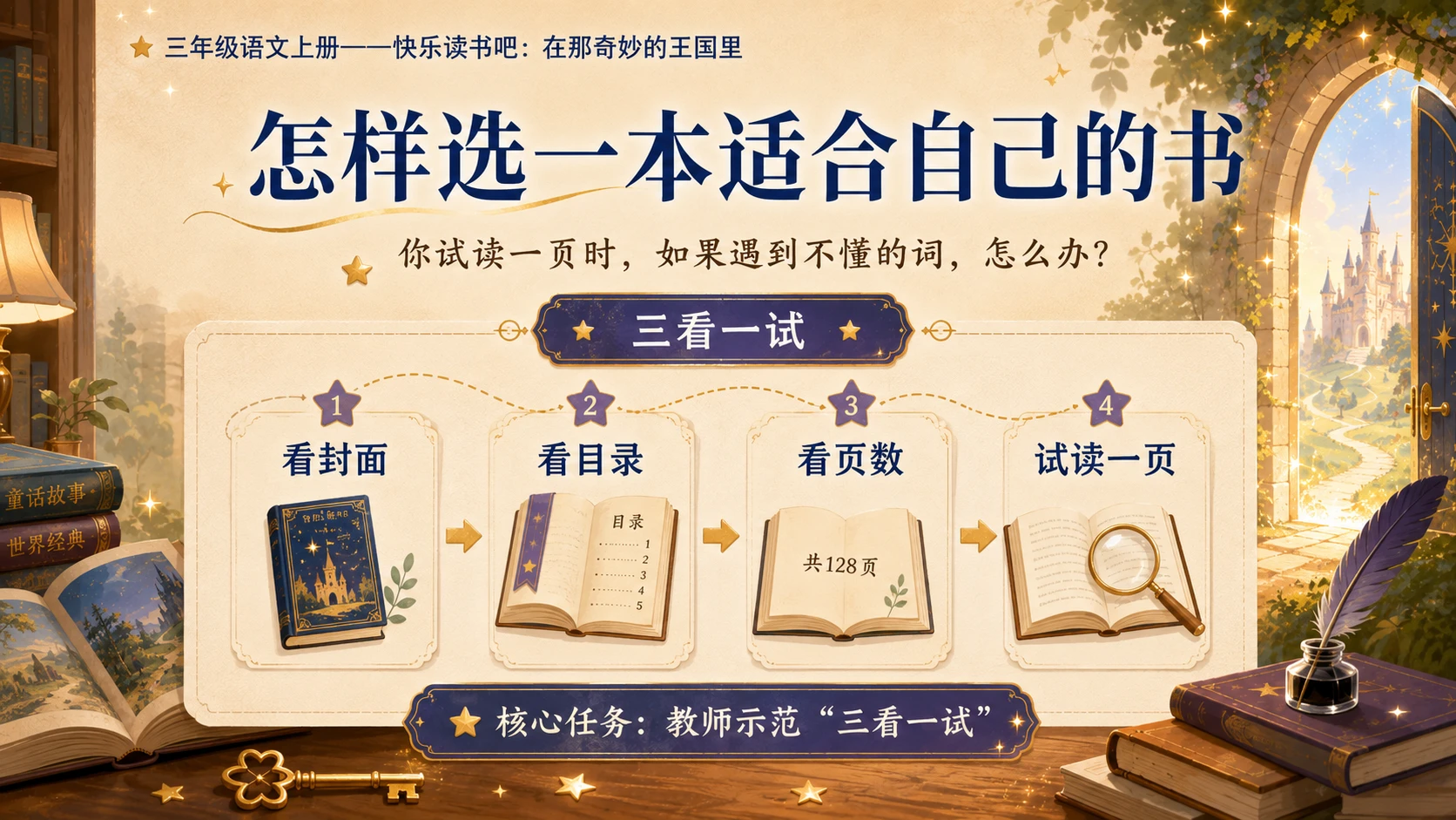 小学六年制统编教材系列课件——三年级语文上册：在那奇妙的王国里 - 预览图5