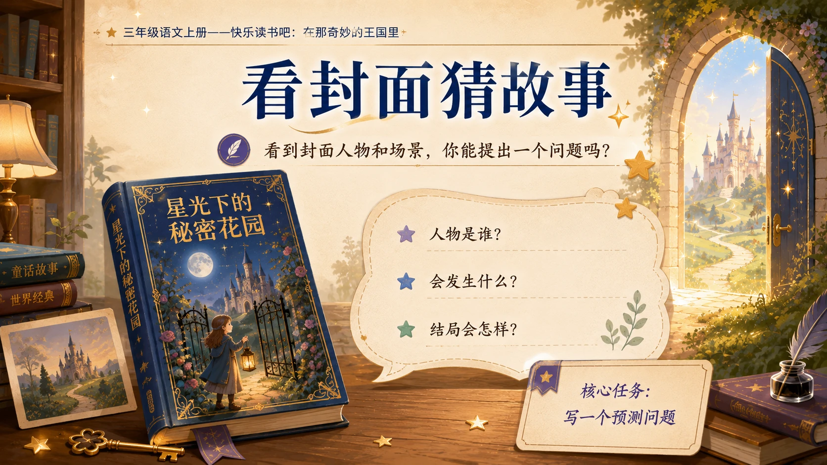 小学六年制统编教材系列课件——三年级语文上册：在那奇妙的王国里 - 预览图6