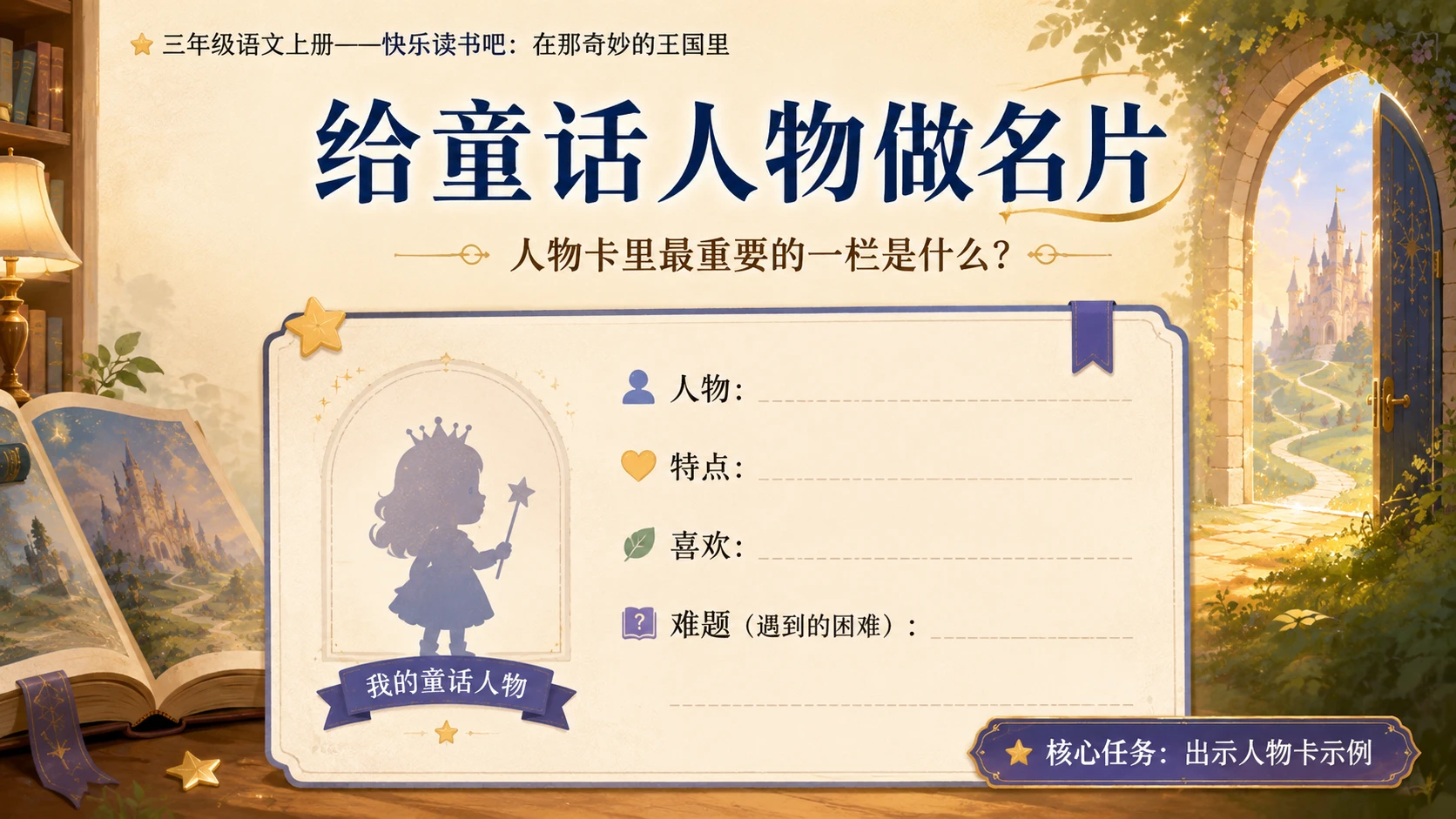 小学六年制统编教材系列课件——三年级语文上册：在那奇妙的王国里 - 预览图8