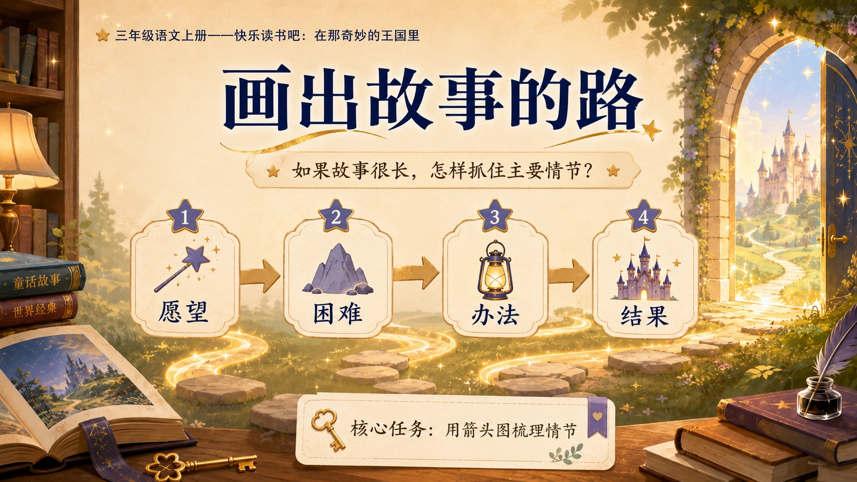 小学六年制统编教材系列课件——三年级语文上册：在那奇妙的王国里 - 预览图9