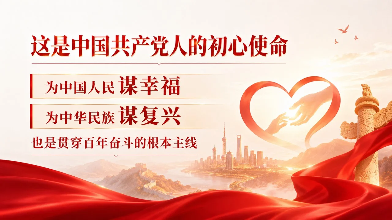 建党105周年主题党课PPT｜新征程是新的长征｜赓续红色血脉 走好新时代赶考路 - 预览图6
