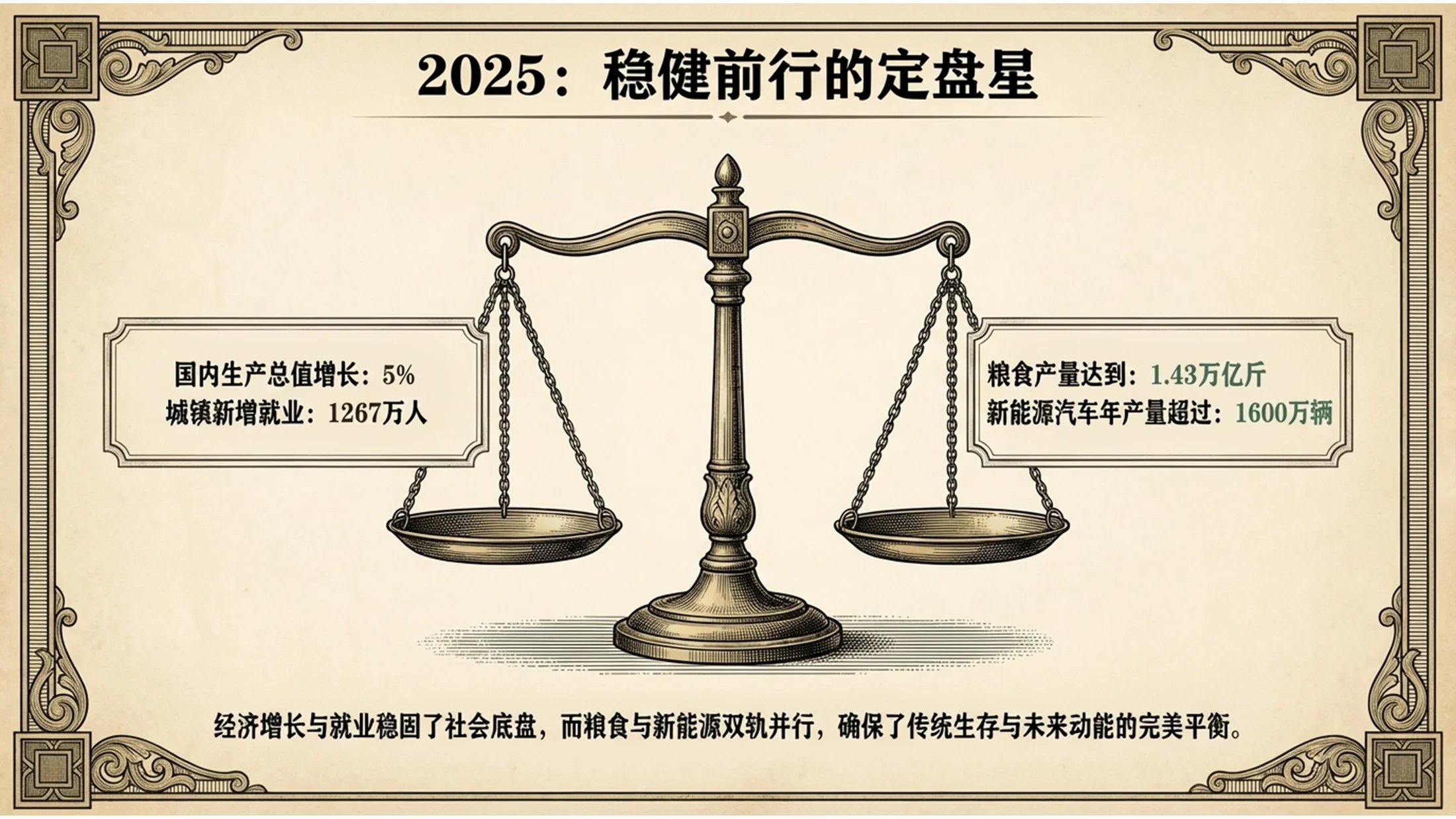 铜板雕刻风格复古绘画政府工作报告PPT - 预览图4