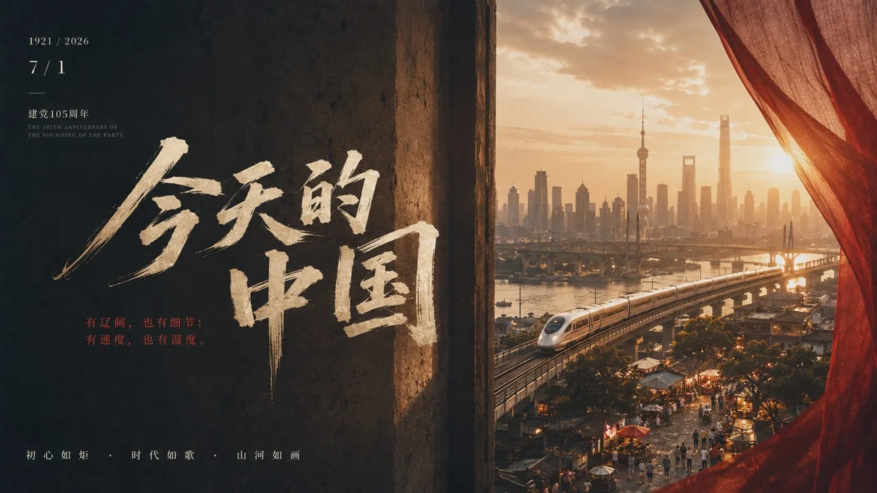 写给七一党的一封时代影像诗PPT - 预览图15