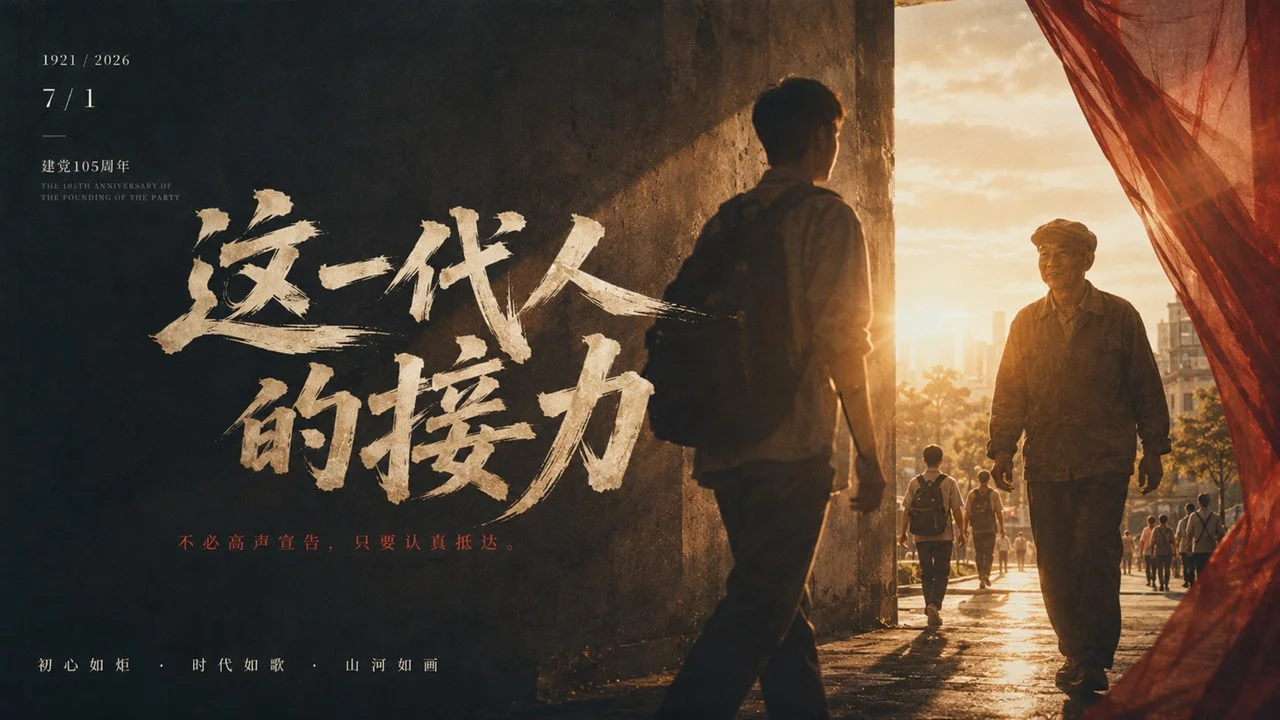写给七一党的一封时代影像诗PPT - 预览图16