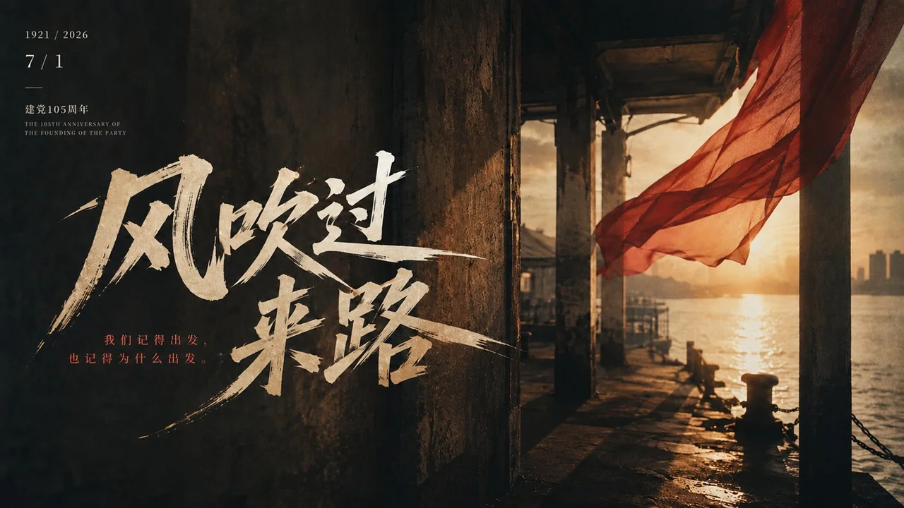 写给七一党的一封时代影像诗PPT - 预览图2