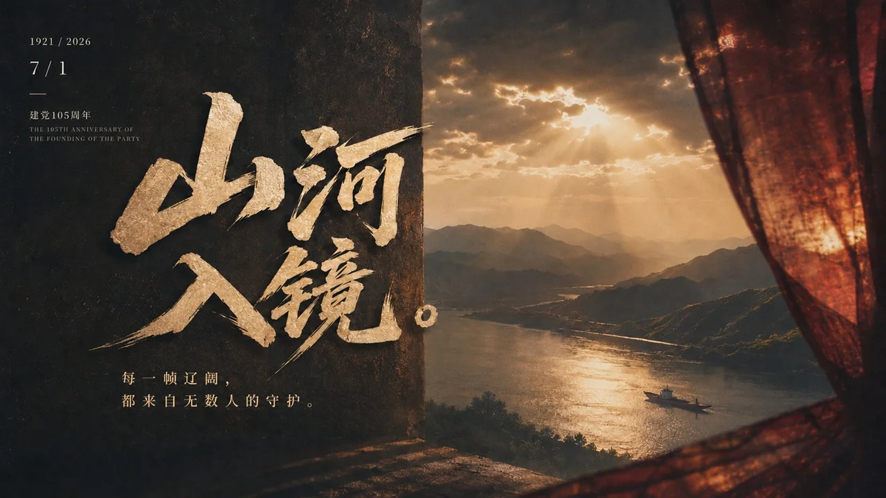 写给七一党的一封时代影像诗PPT - 预览图7