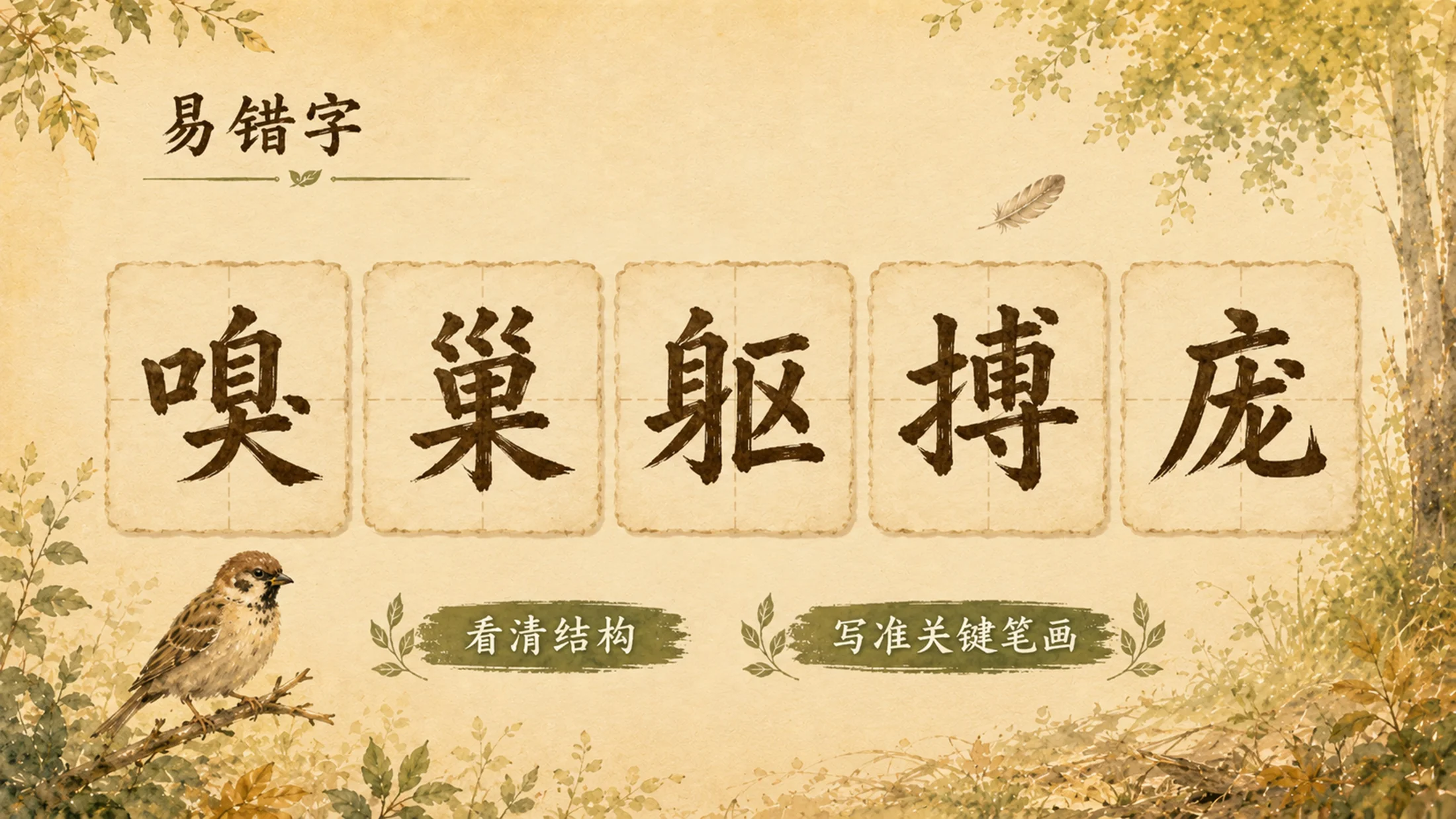 部编版小学语文四年级上册《麻雀》PPT课件｜动物故事母爱主题公开课模板 - 预览图7