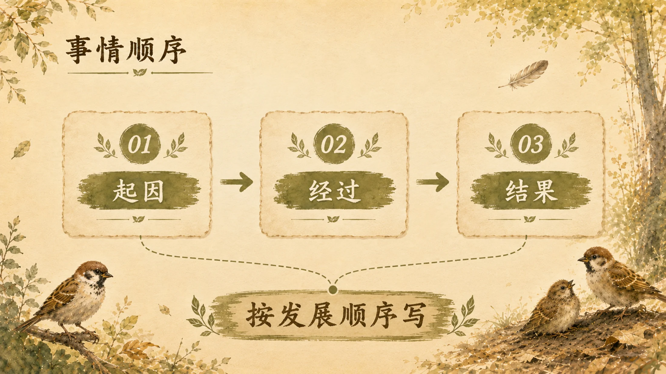部编版小学语文四年级上册《麻雀》PPT课件｜动物故事母爱主题公开课模板 - 预览图9