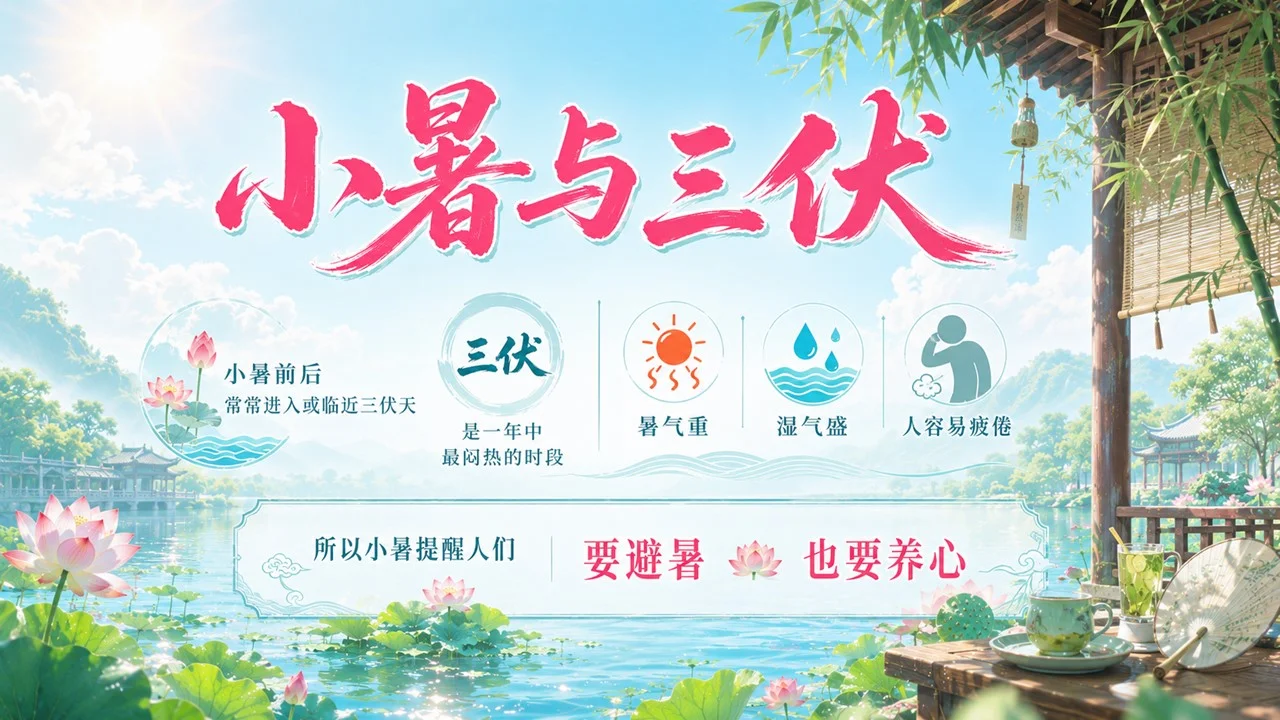 《小暑：热风初起，盛夏登场》二十四节气传统文化科普PPT课件 - 预览图12