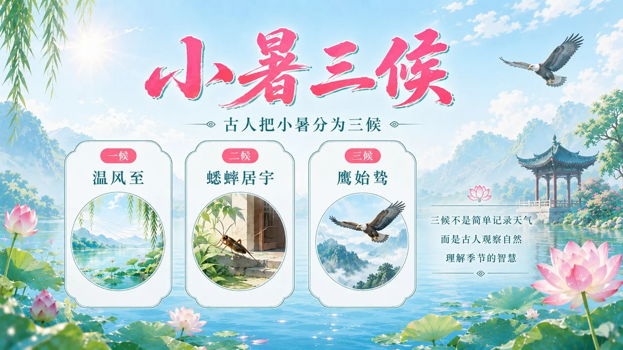 《小暑：热风初起，盛夏登场》二十四节气传统文化科普PPT课件 - 预览图13