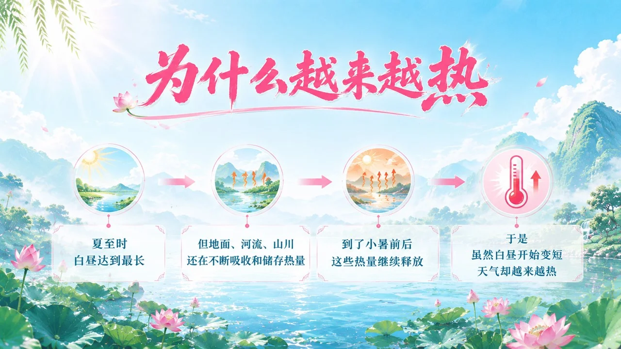 《小暑：热风初起，盛夏登场》二十四节气传统文化科普PPT课件 - 预览图9