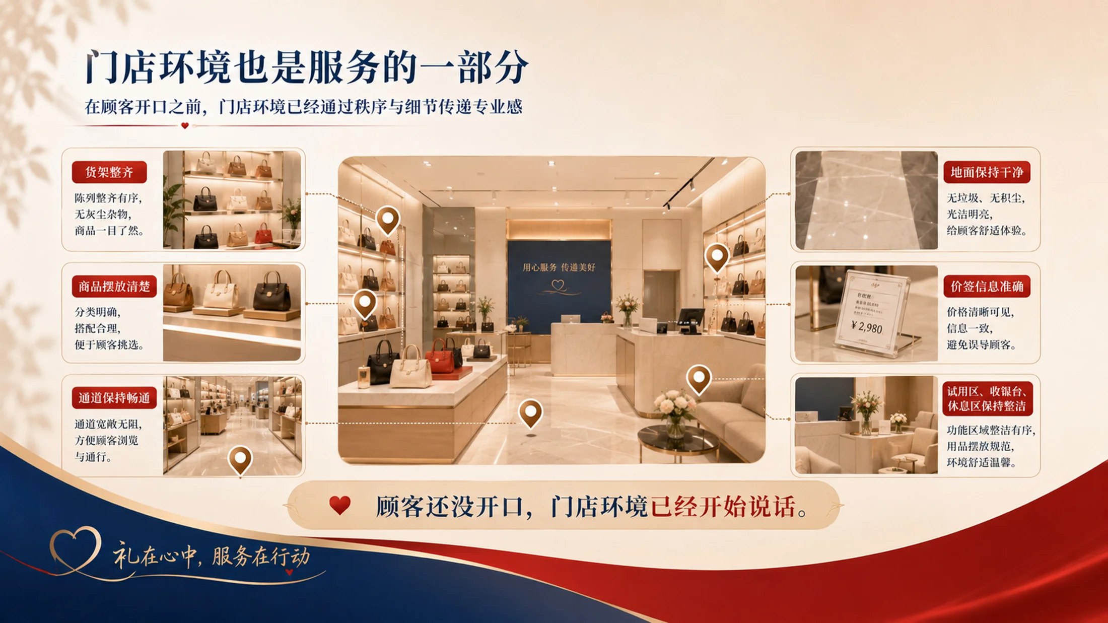 门店服务礼仪培训PPT课件｜销售接待规范培训｜店员服务意识提升模板 - 预览图13