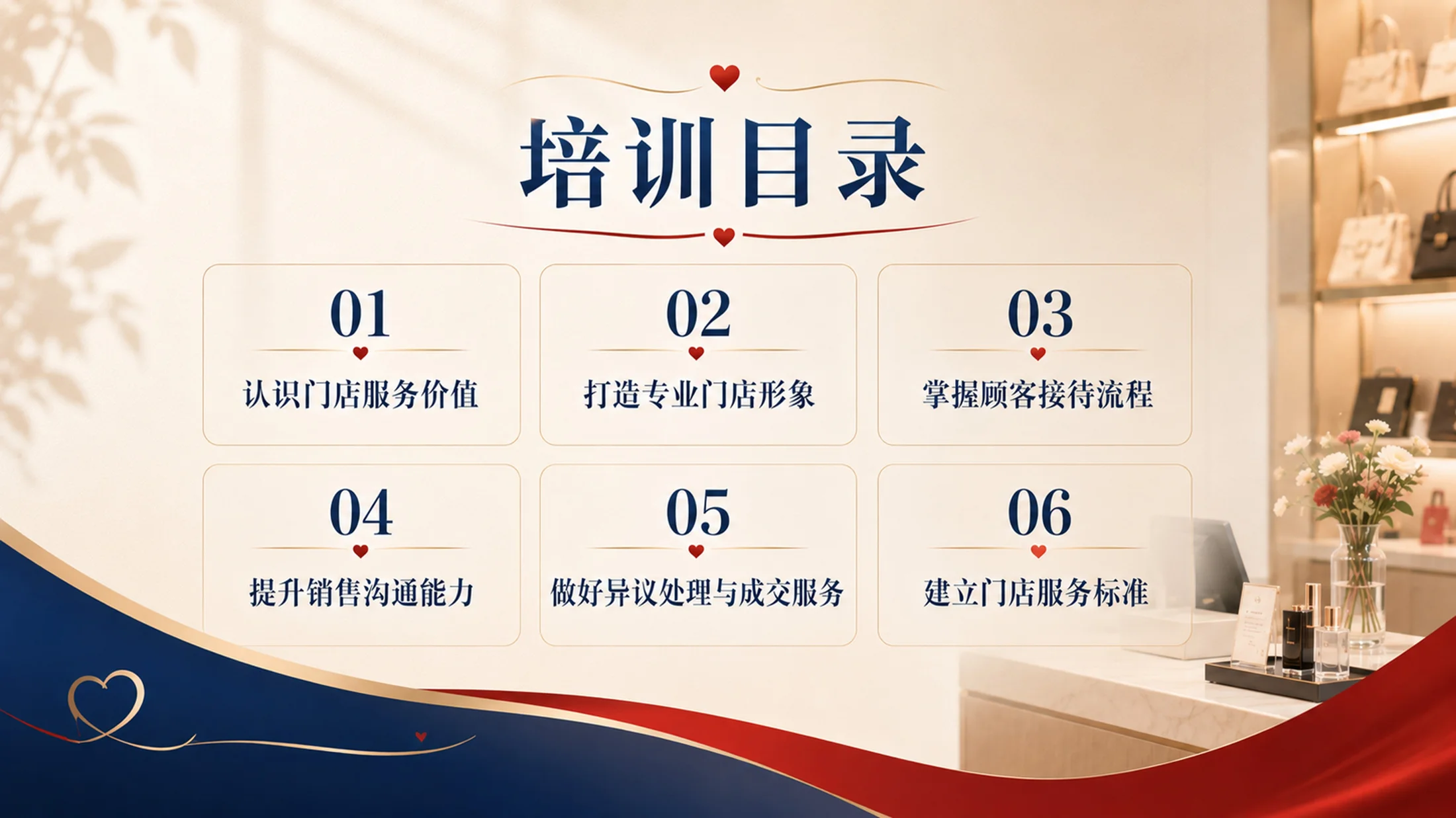 门店服务礼仪培训PPT课件｜销售接待规范培训｜店员服务意识提升模板 - 预览图2