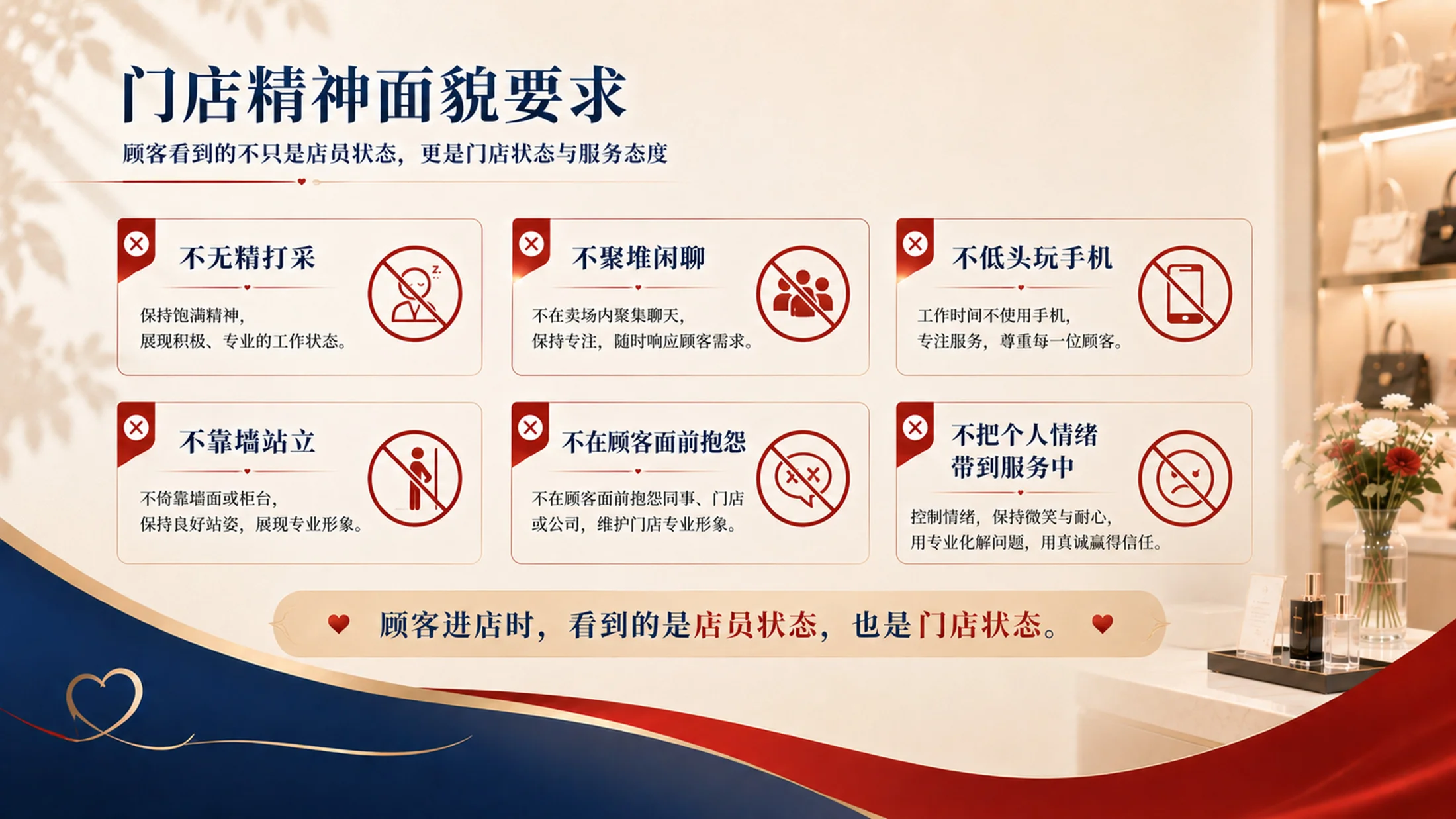 门店服务礼仪培训PPT课件｜销售接待规范培训｜店员服务意识提升模板 - 预览图10
