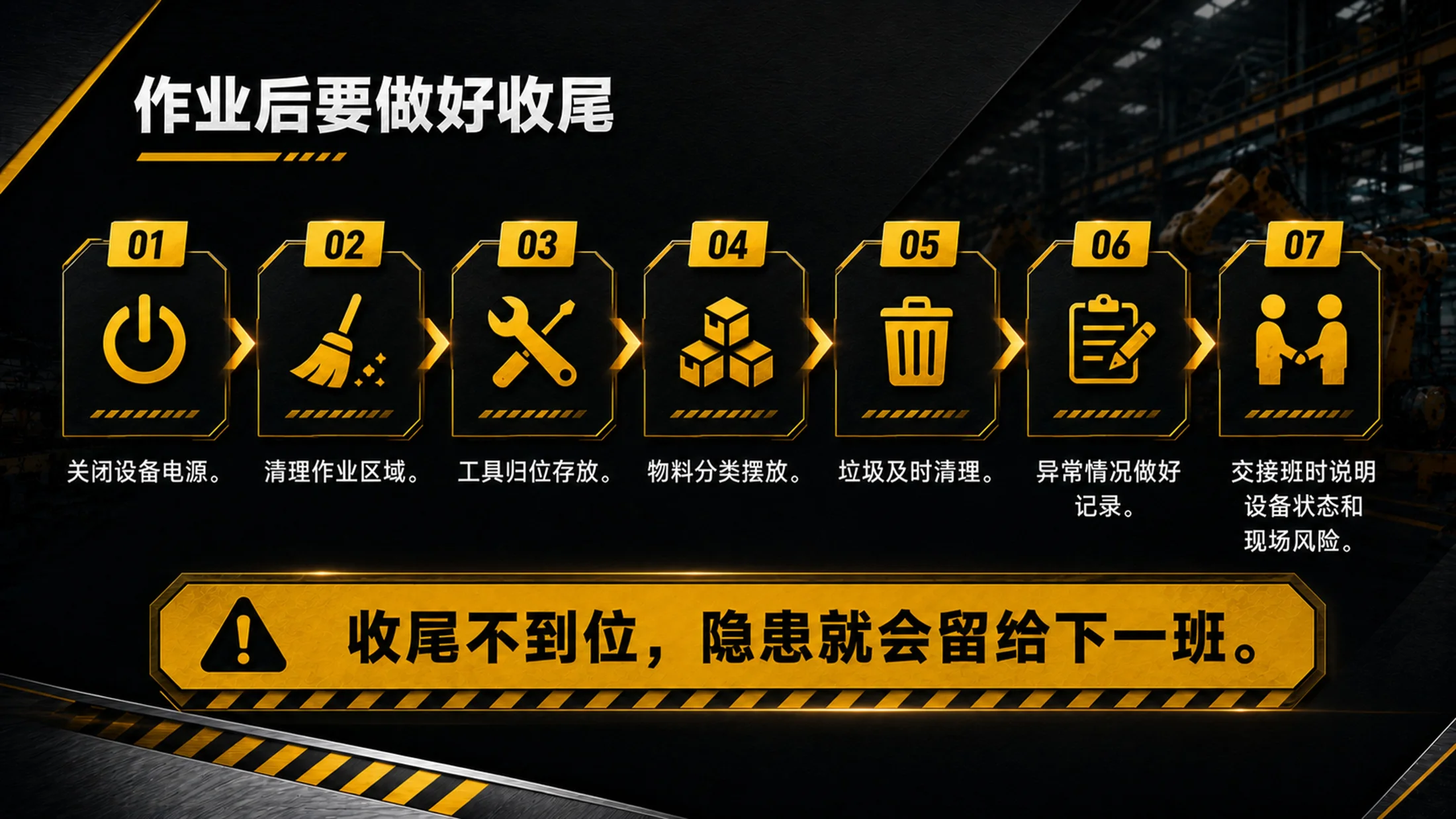 工厂车间安全生产培训PPT课件｜车间员工安全教育｜生产现场规范操作模板 - 预览图12