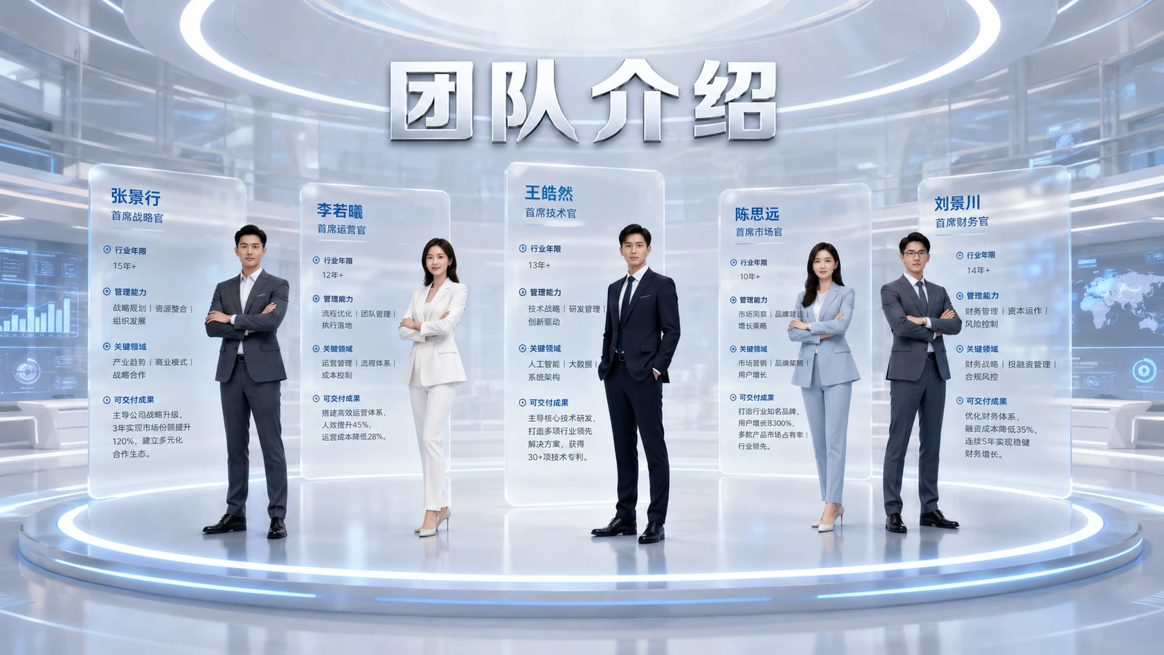 团队及人物介绍PPT灵感库 - 预览图13