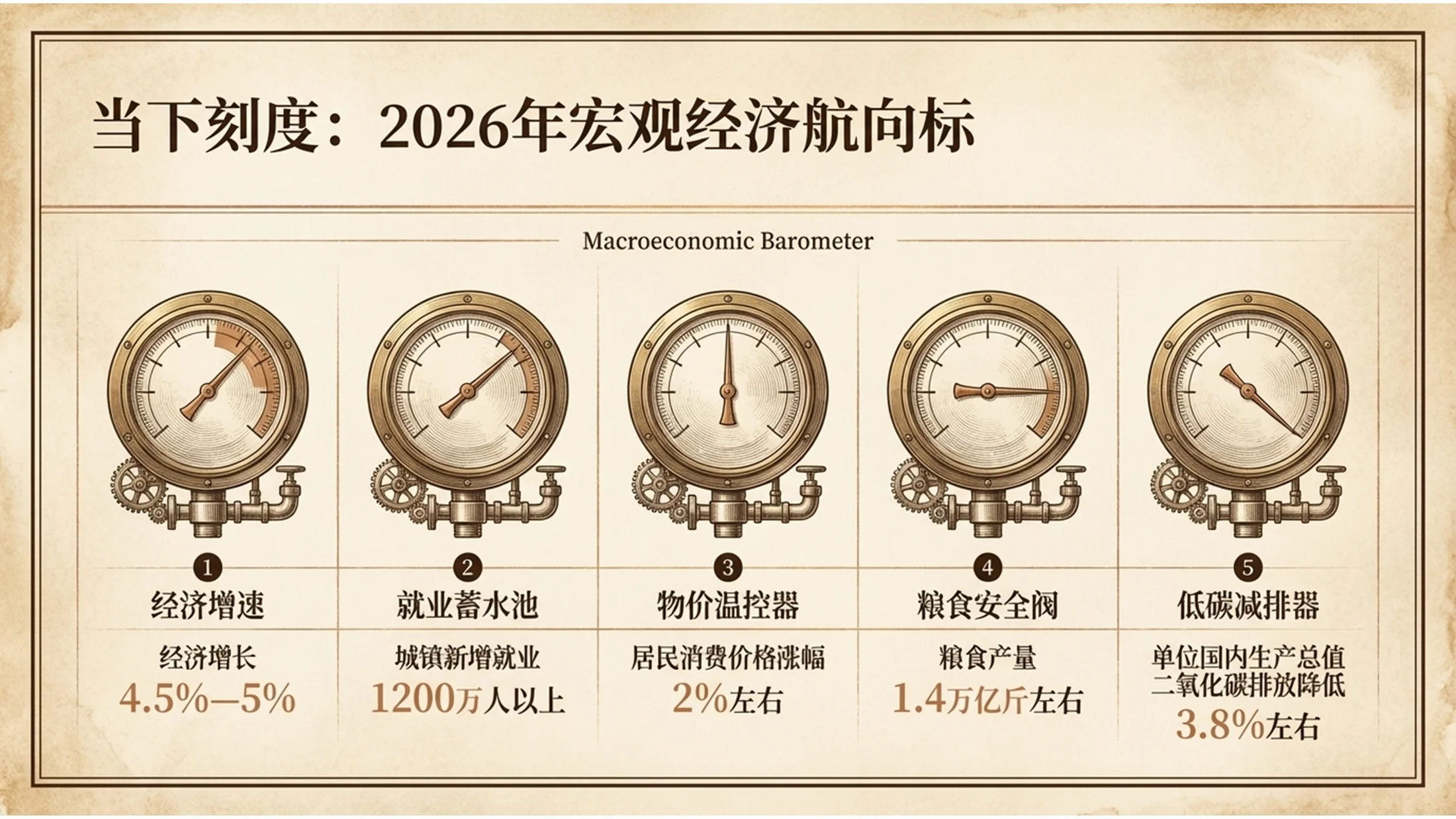 复古蛋白印相风格政府工作报告PPT - 预览图3