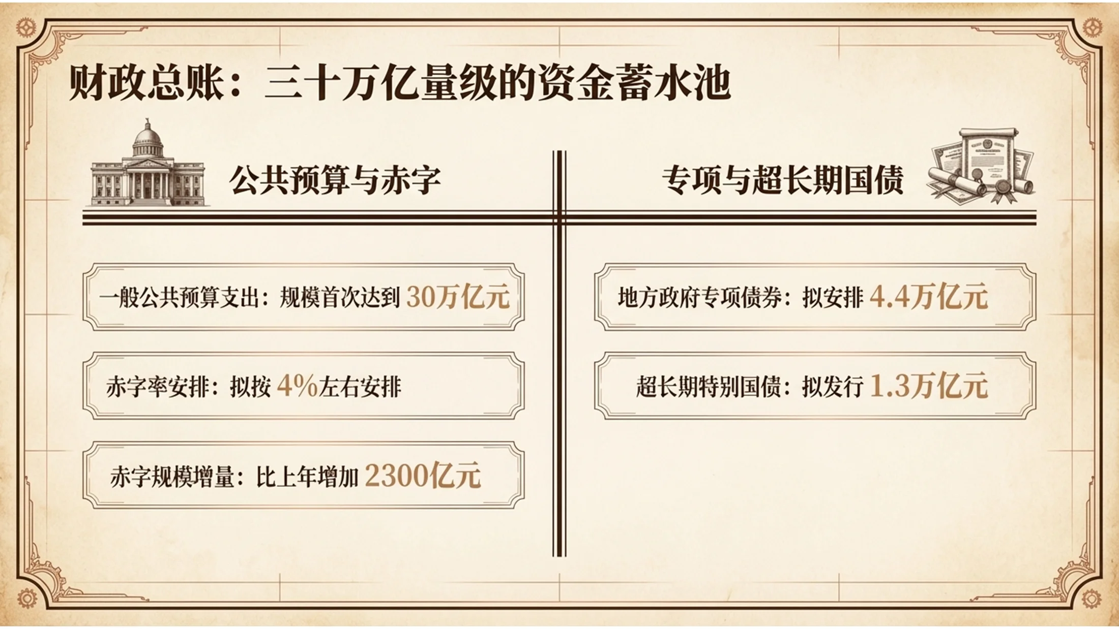 复古蛋白印相风格政府工作报告PPT - 预览图4