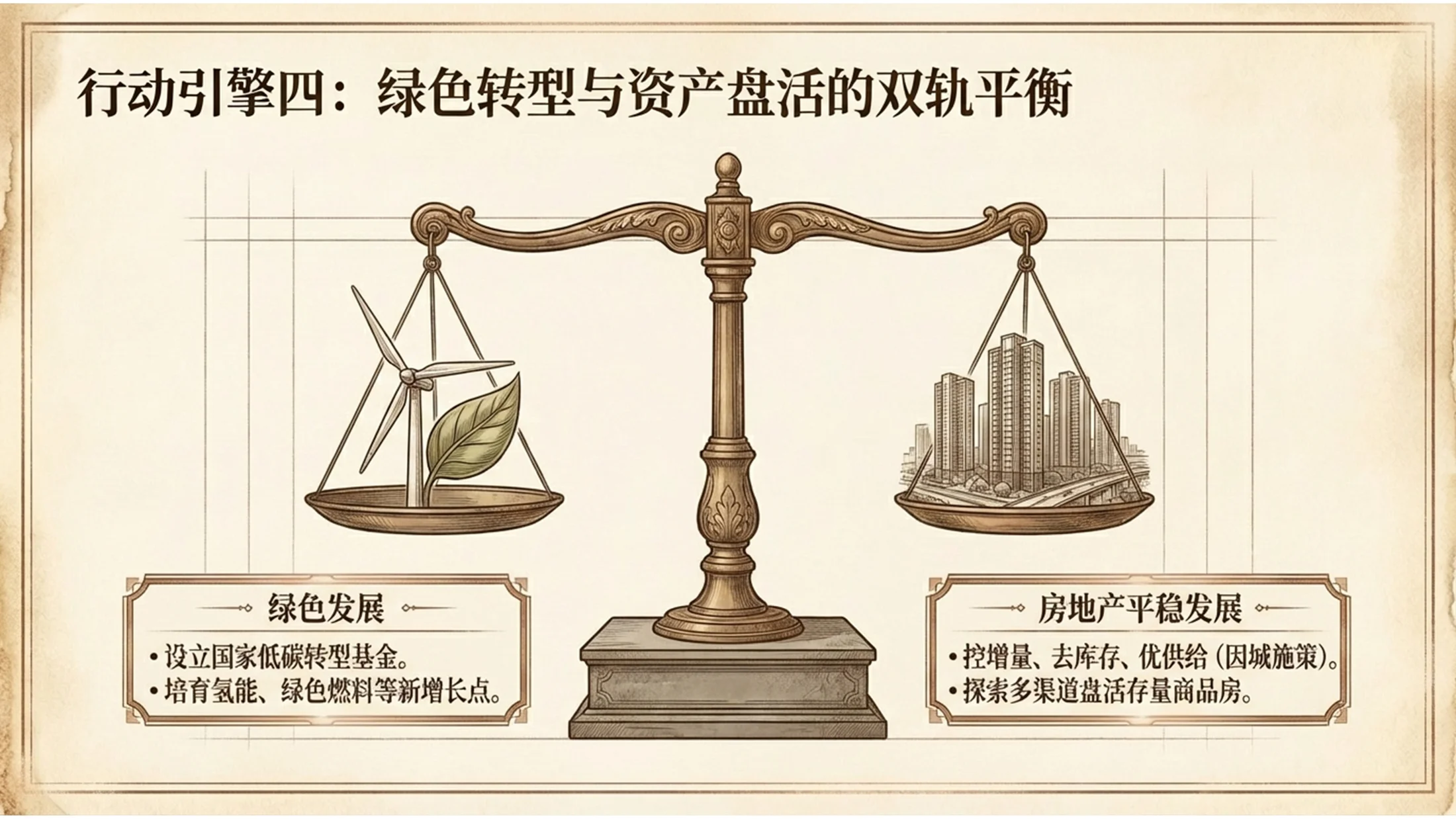 复古蛋白印相风格政府工作报告PPT - 预览图8