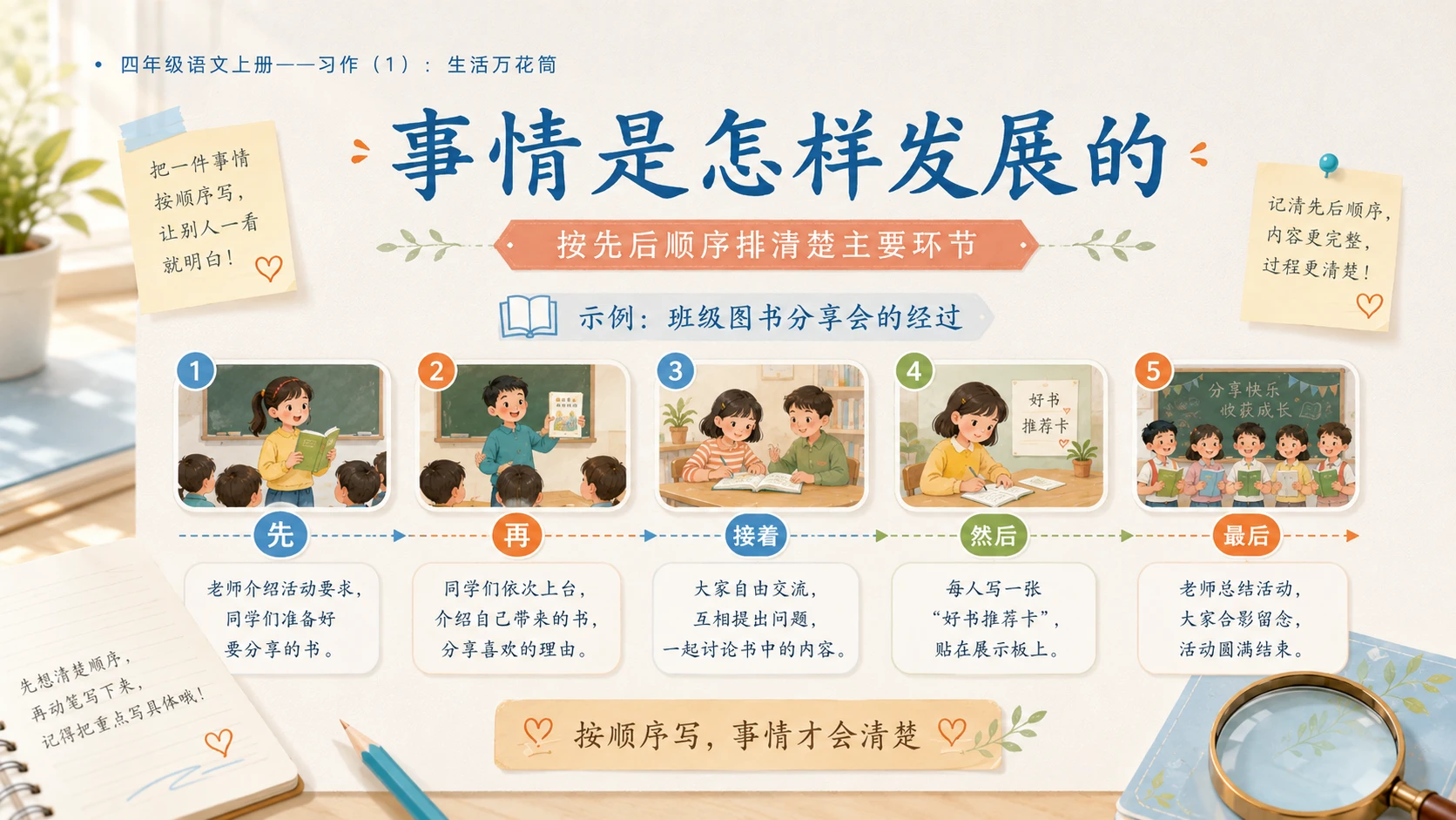 小学六年制统编教材系列课件——四年级语文上册：习作：生活万花筒（1） - 预览图12
