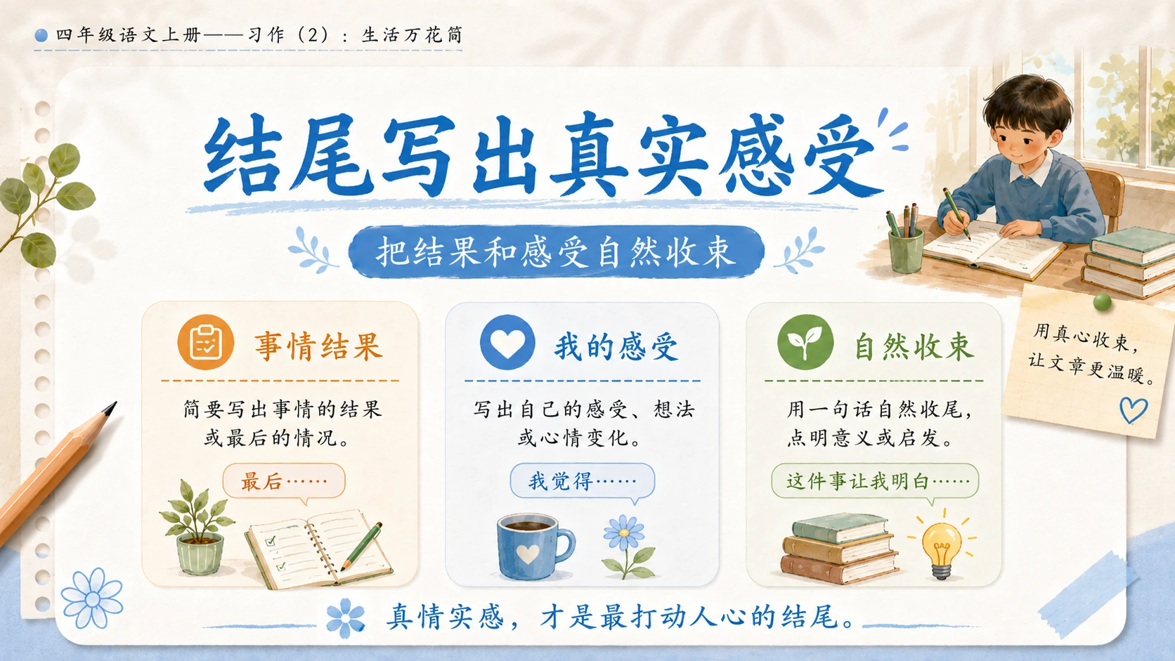 小学六年制统编教材系列课件——四年级语文上册：习作：生活万花筒（2） - 预览图14