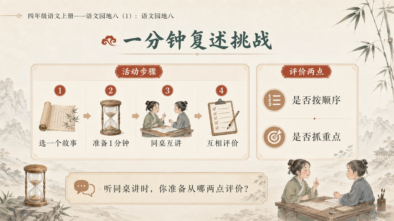 小学六年制统编教材系列课件——四年级语文上册：语文园地八（1） - 预览图9