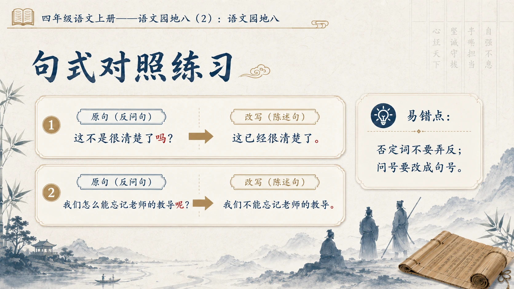 小学六年制统编教材系列课件——四年级语文上册：语文园地八（2） - 预览图7