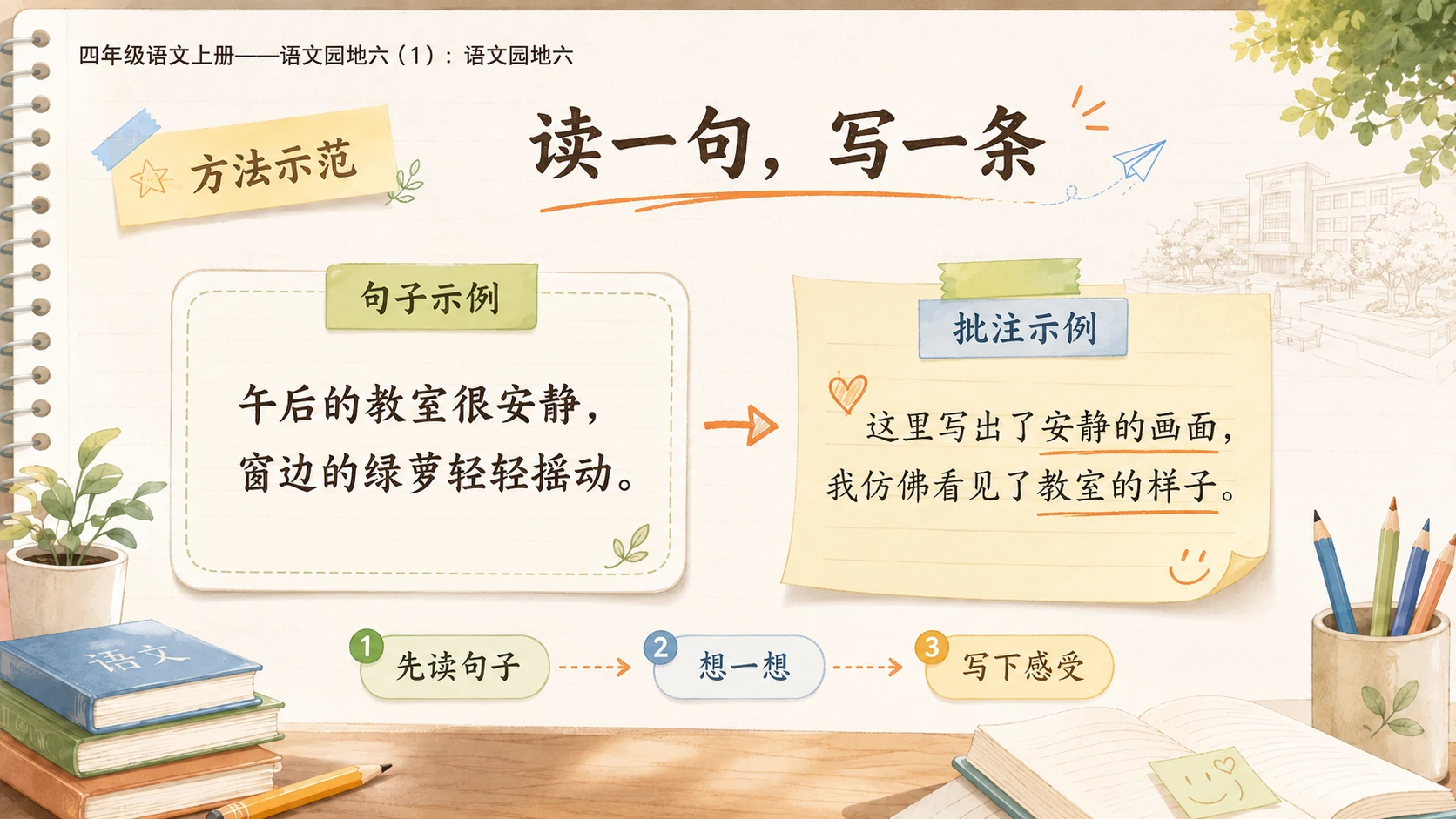 小学六年制统编教材系列课件——四年级语文上册：语文园地六（1） - 预览图5