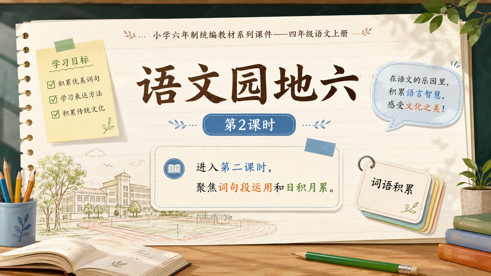 小学六年制统编教材系列课件——四年级语文上册：语文园地六（2） - 预览图1