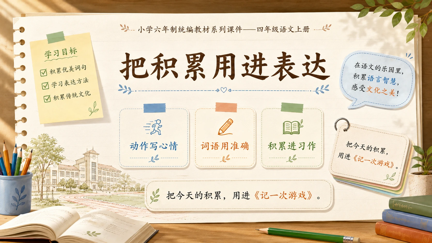 小学六年制统编教材系列课件——四年级语文上册：语文园地六（2） - 预览图15
