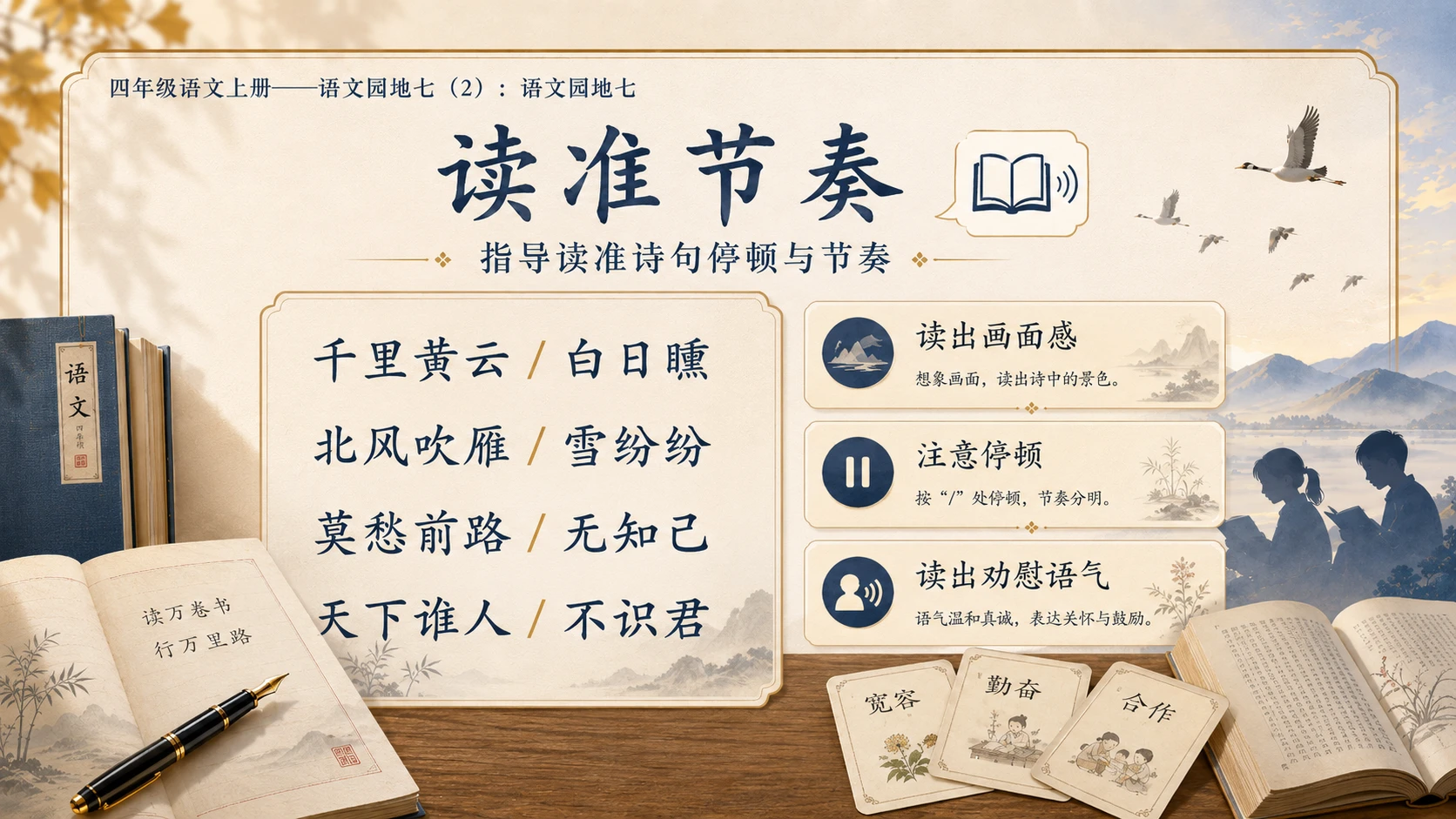 小学六年制统编教材系列课件——四年级语文上册：语文园地七（2） - 预览图7