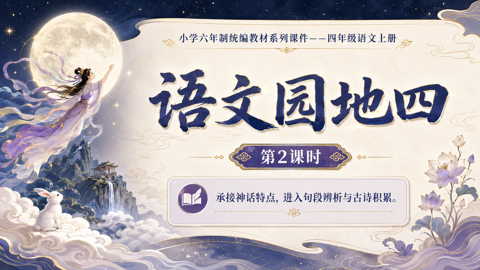 小学六年制统编教材系列课件——四年级语文上册：语文园地四（2） - 预览图1