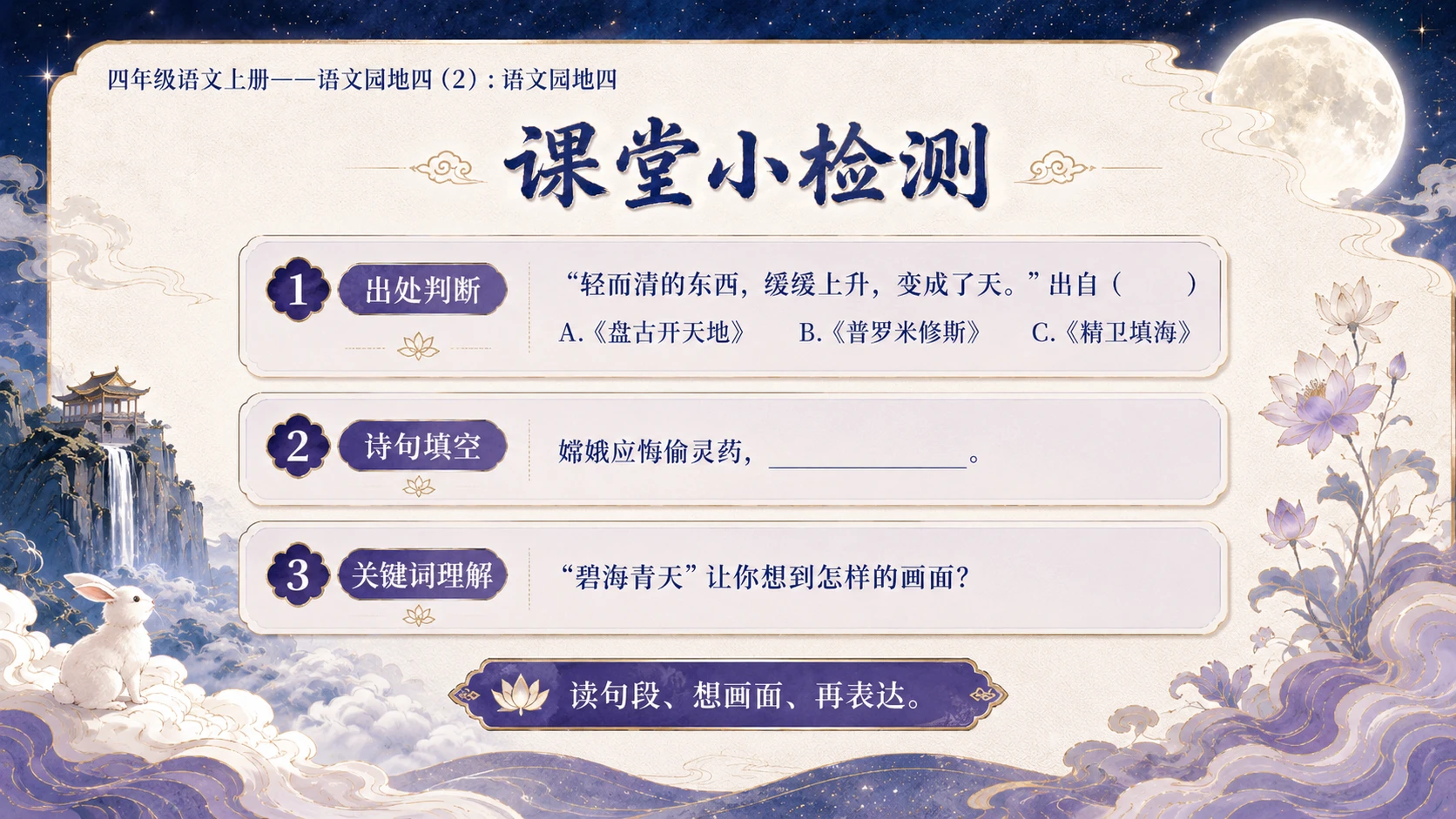 小学六年制统编教材系列课件——四年级语文上册：语文园地四（2） - 预览图13