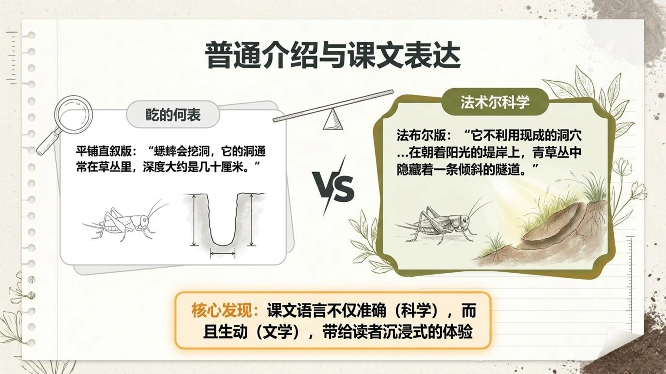 小学六年制统编教材系列课件——四年级语文上册第11课（2）：蟋蟀的住宅 - 预览图11