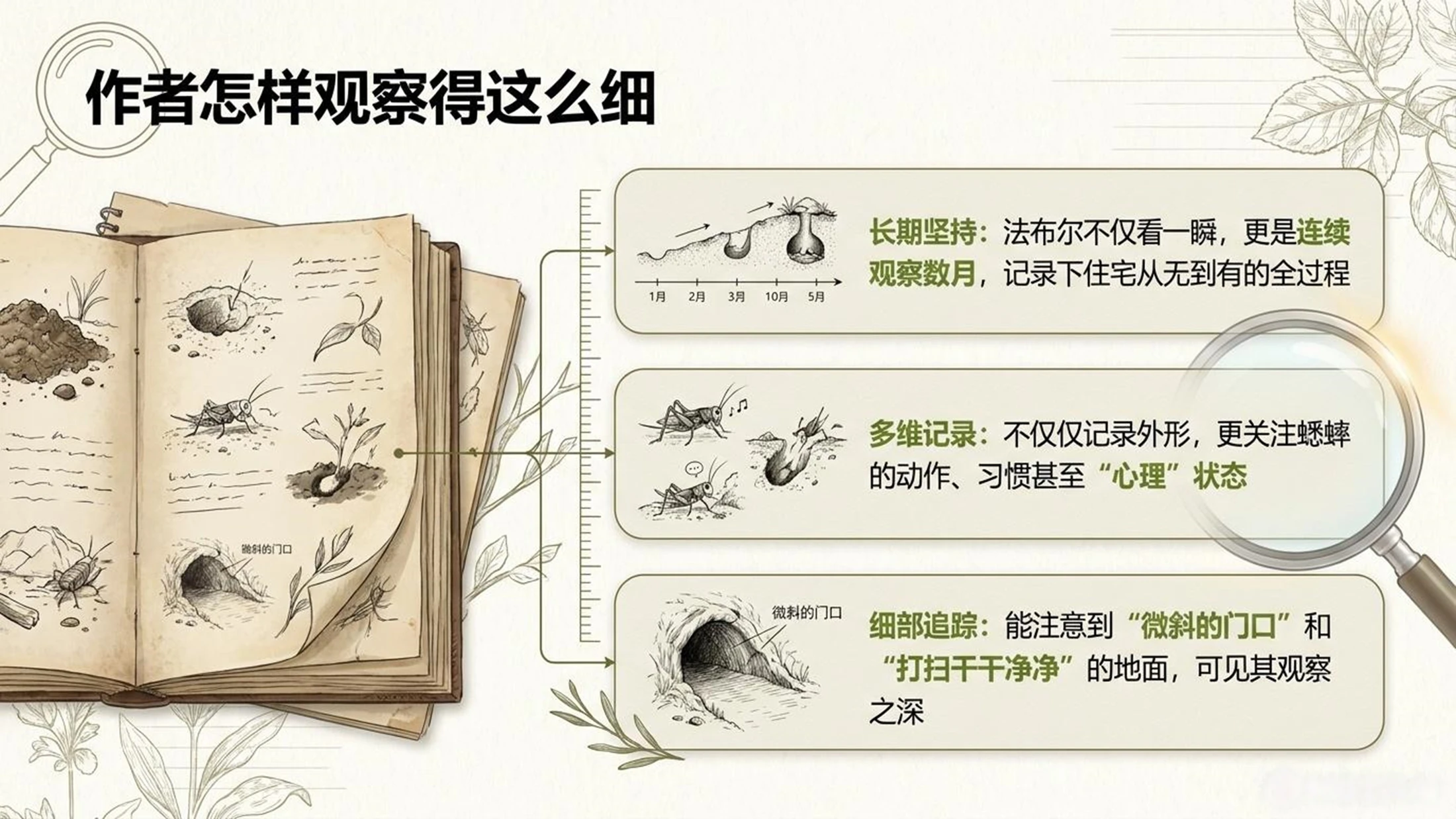 小学六年制统编教材系列课件——四年级语文上册第11课（2）：蟋蟀的住宅 - 预览图10
