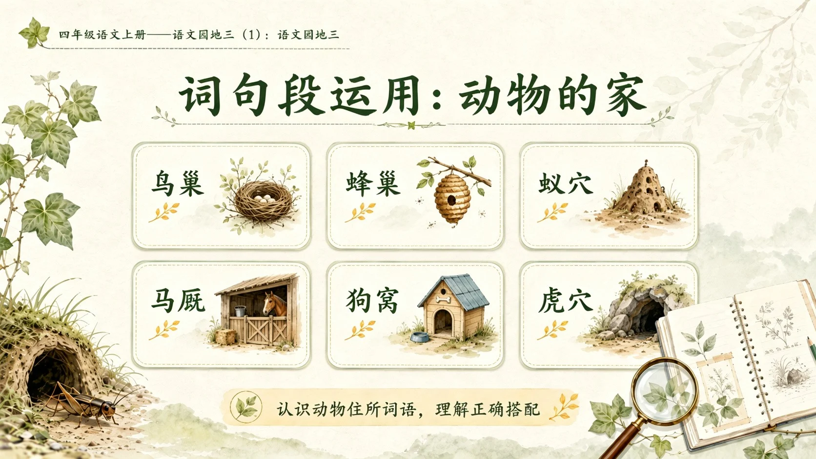 小学六年制统编教材系列课件——四年级语文上册：语文园地三（1） - 预览图7