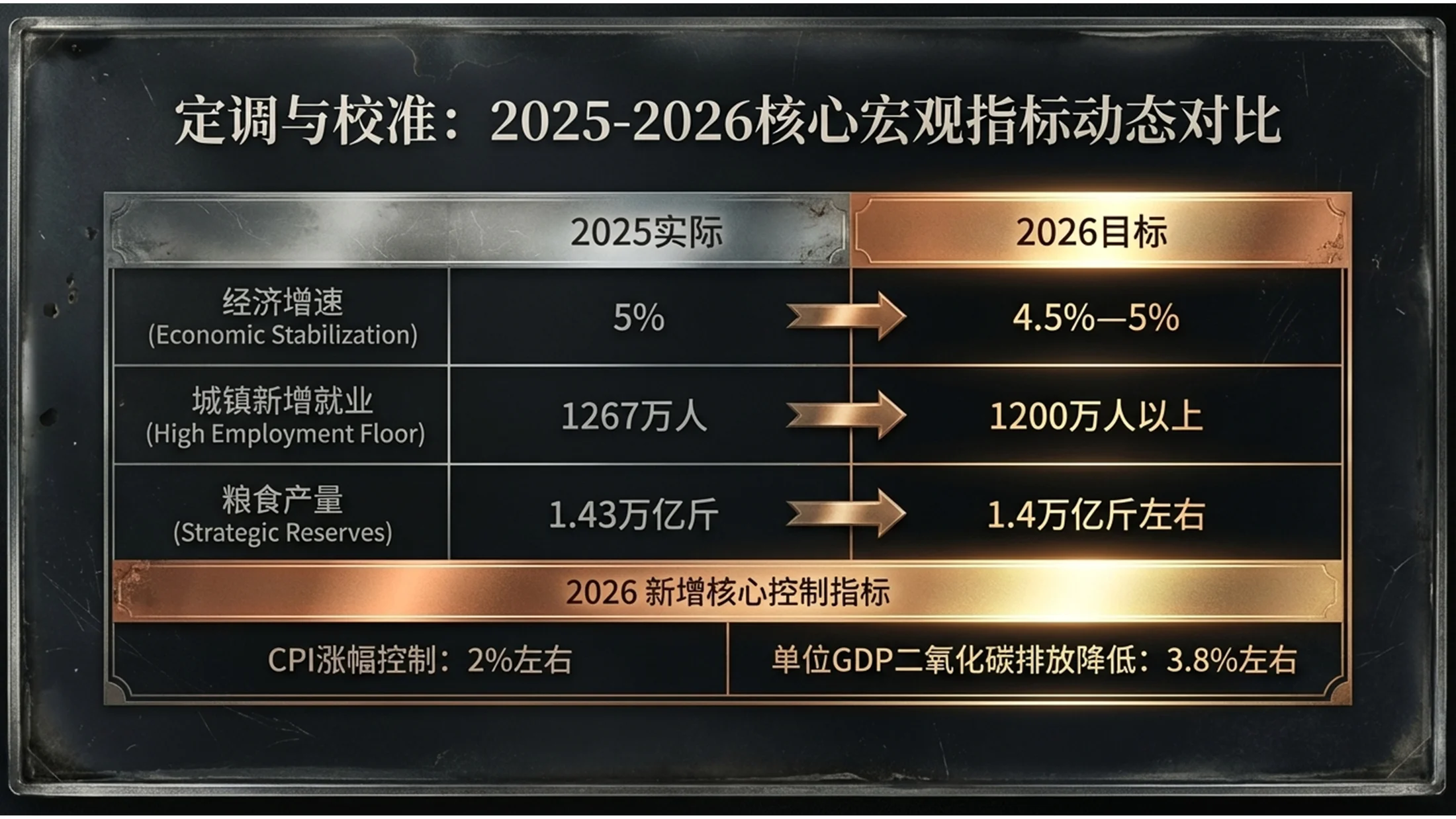 锡版摄影风格金属政府工作报告PPT - 预览图4