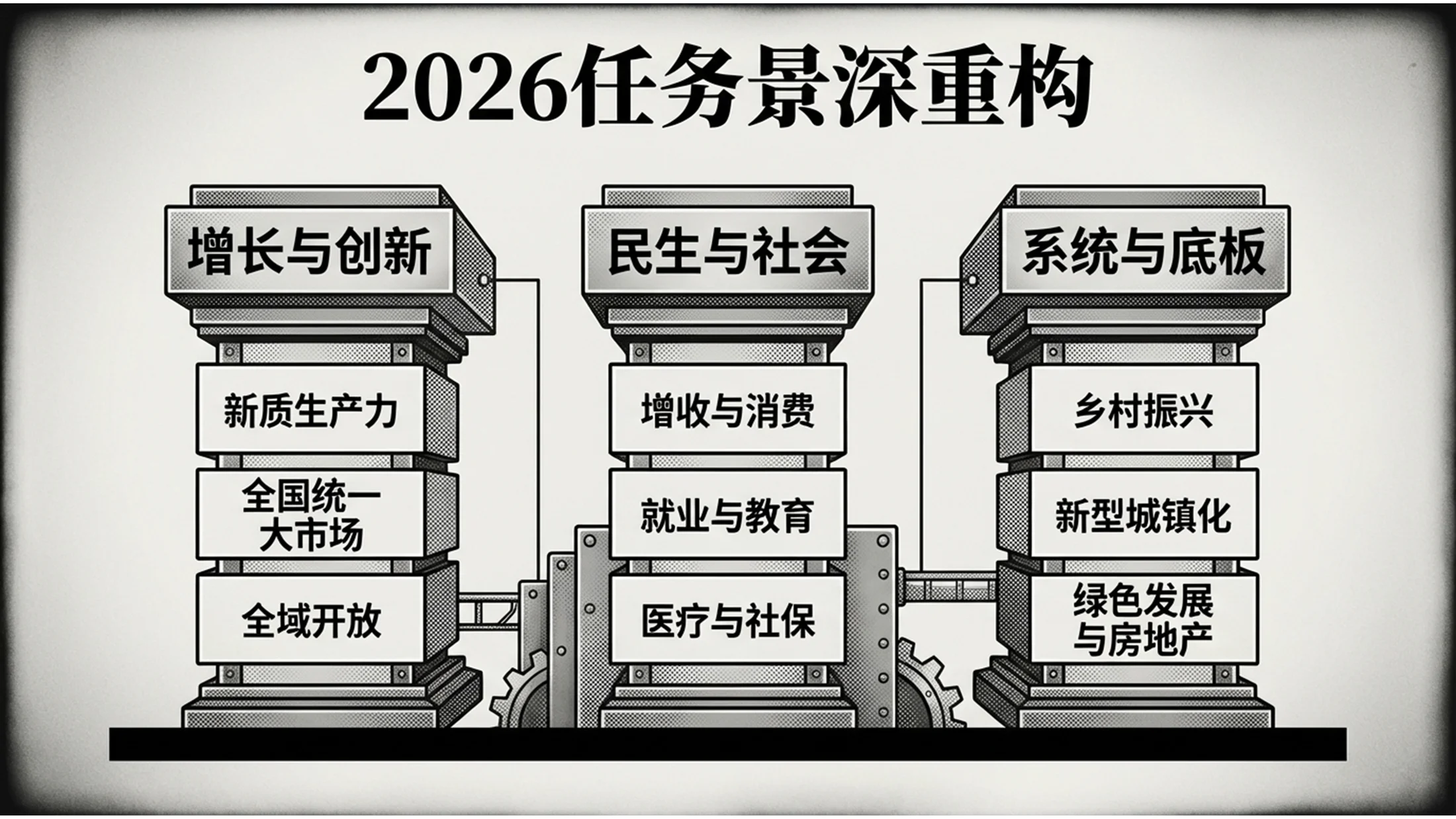 黑白明胶银盐印相风格政府工作报告PPT - 预览图10