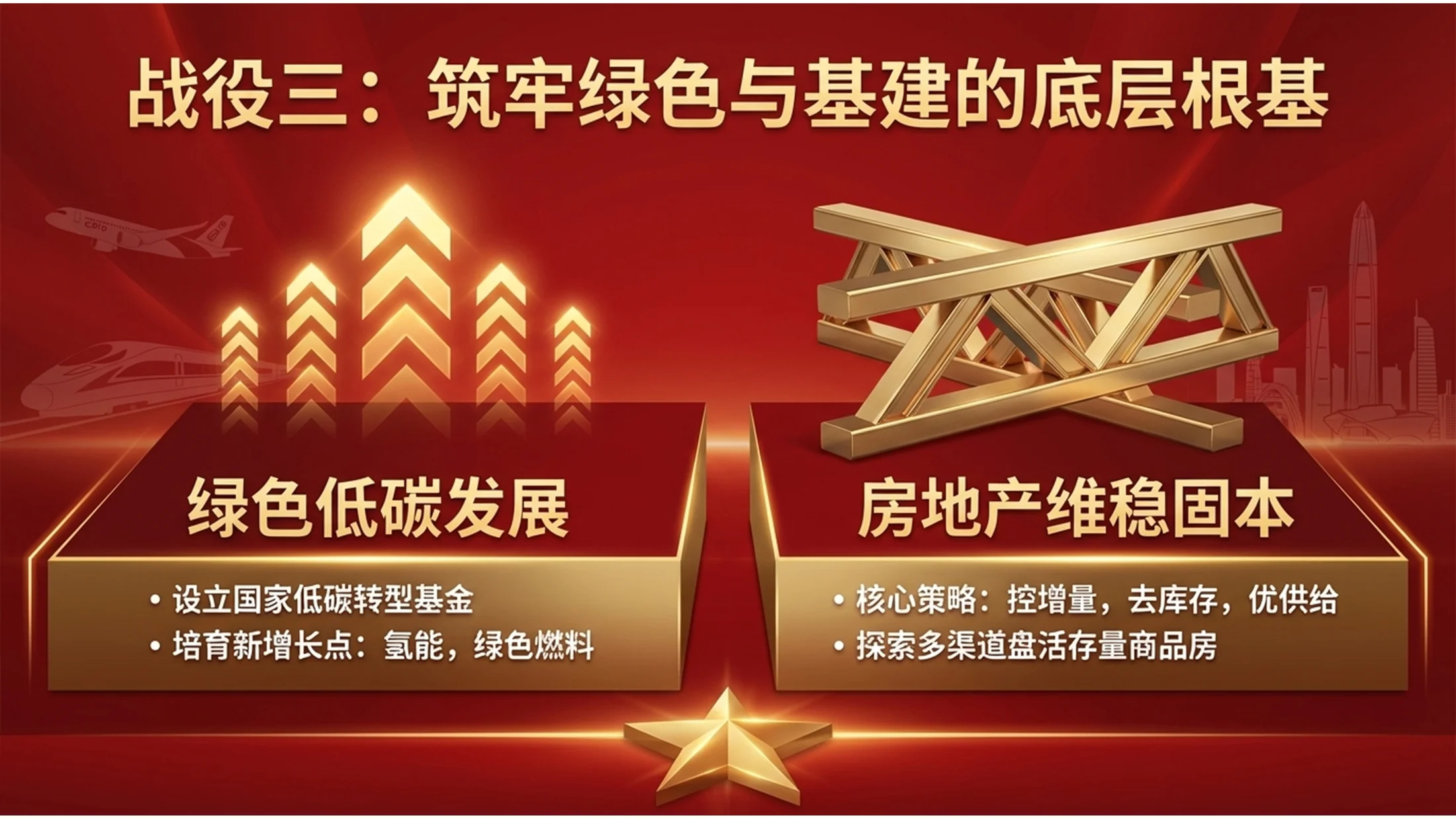 红色五星电影海报政府工作报告PPT - 预览图10