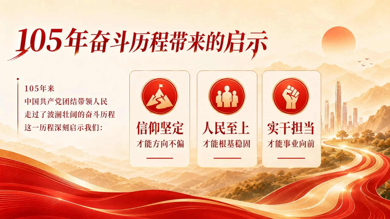 《百五初心启新程 基层实干担使命》庆祝建党105周年专题党课PPT党员干部培训课件 - 预览图6