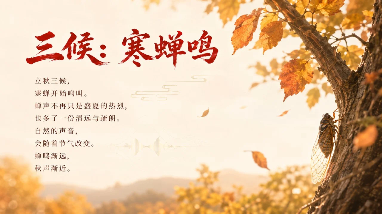 《立秋：一叶知秋，万物向收》二十四节气传统文化科普PPT课件 - 预览图13