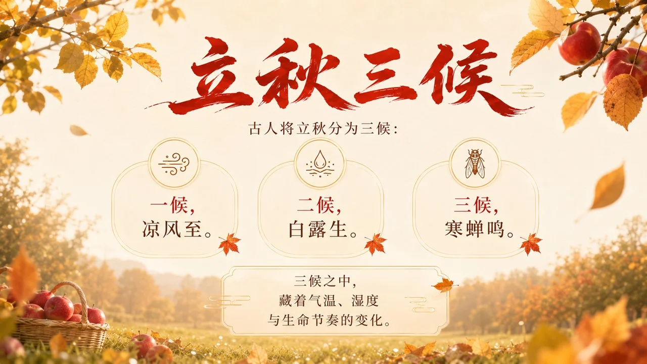 《立秋：一叶知秋，万物向收》二十四节气传统文化科普PPT课件 - 预览图10