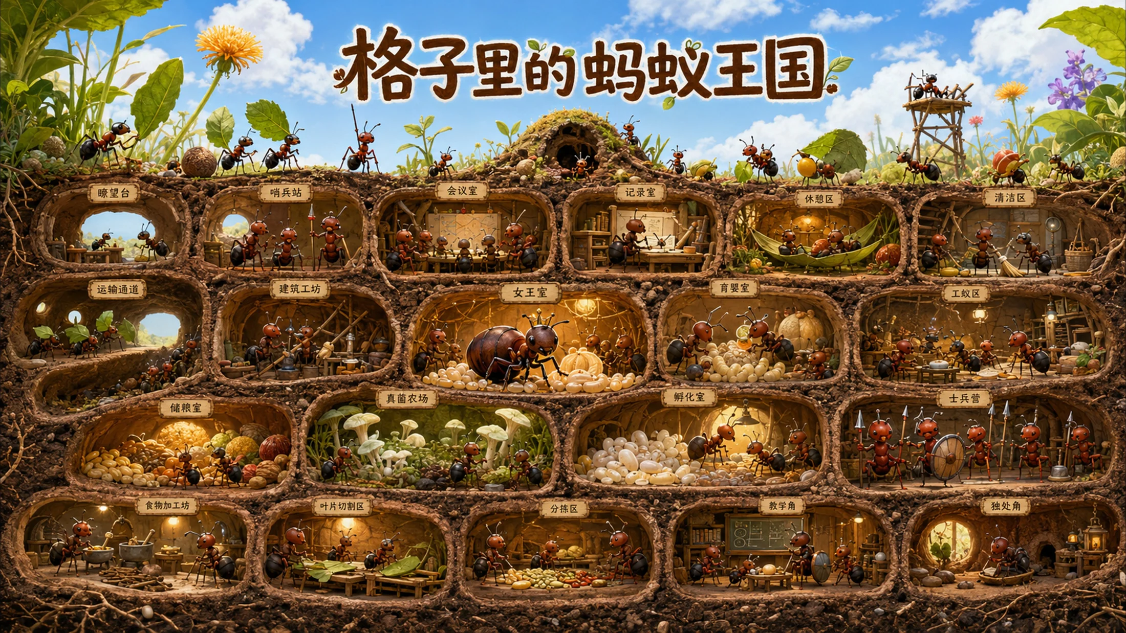 格子里的秘密PPT-一组创意AI出图 - 预览图11